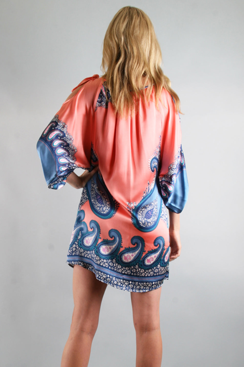 ANGEL SMOCK DRESS (PEACH)-D7539