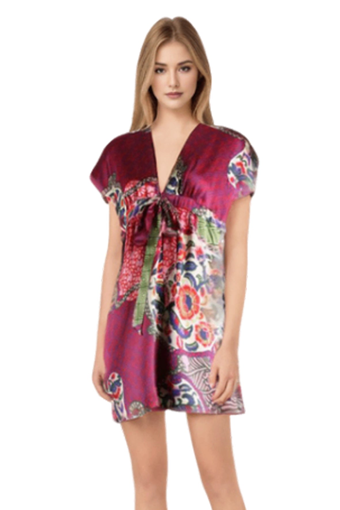 JASMINE SLEEVELESS DRESS (RED)- D7683