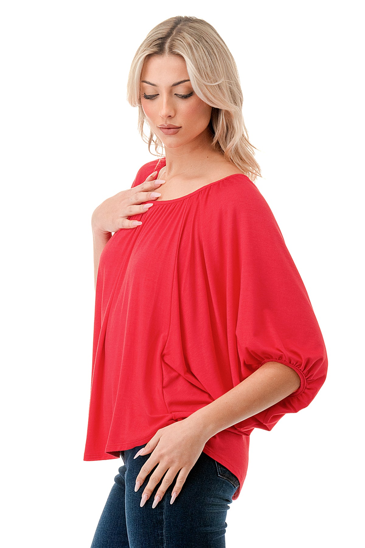 JAMES TOP (DARK CORAL)-JT7150