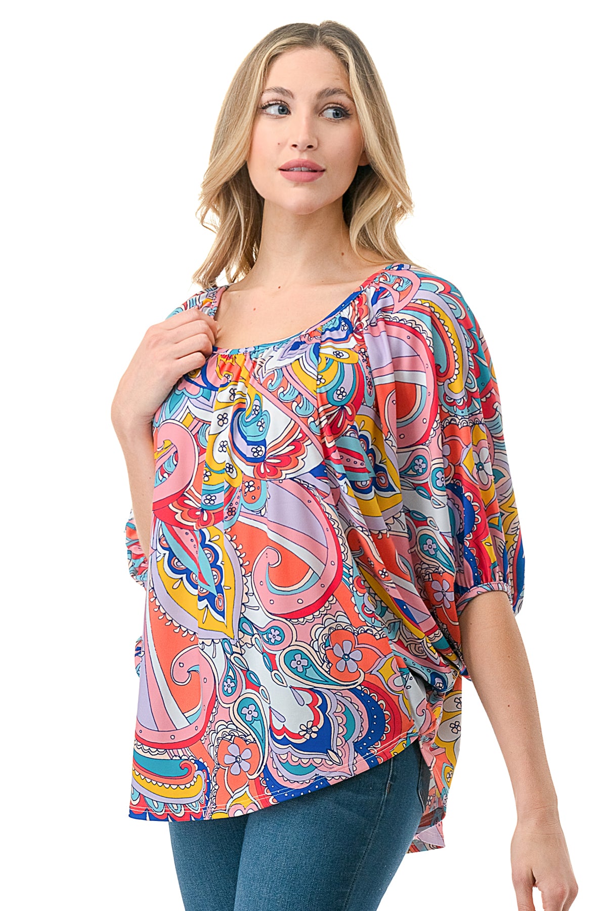 JAMES TOP (DARK CORAL)-JT7150