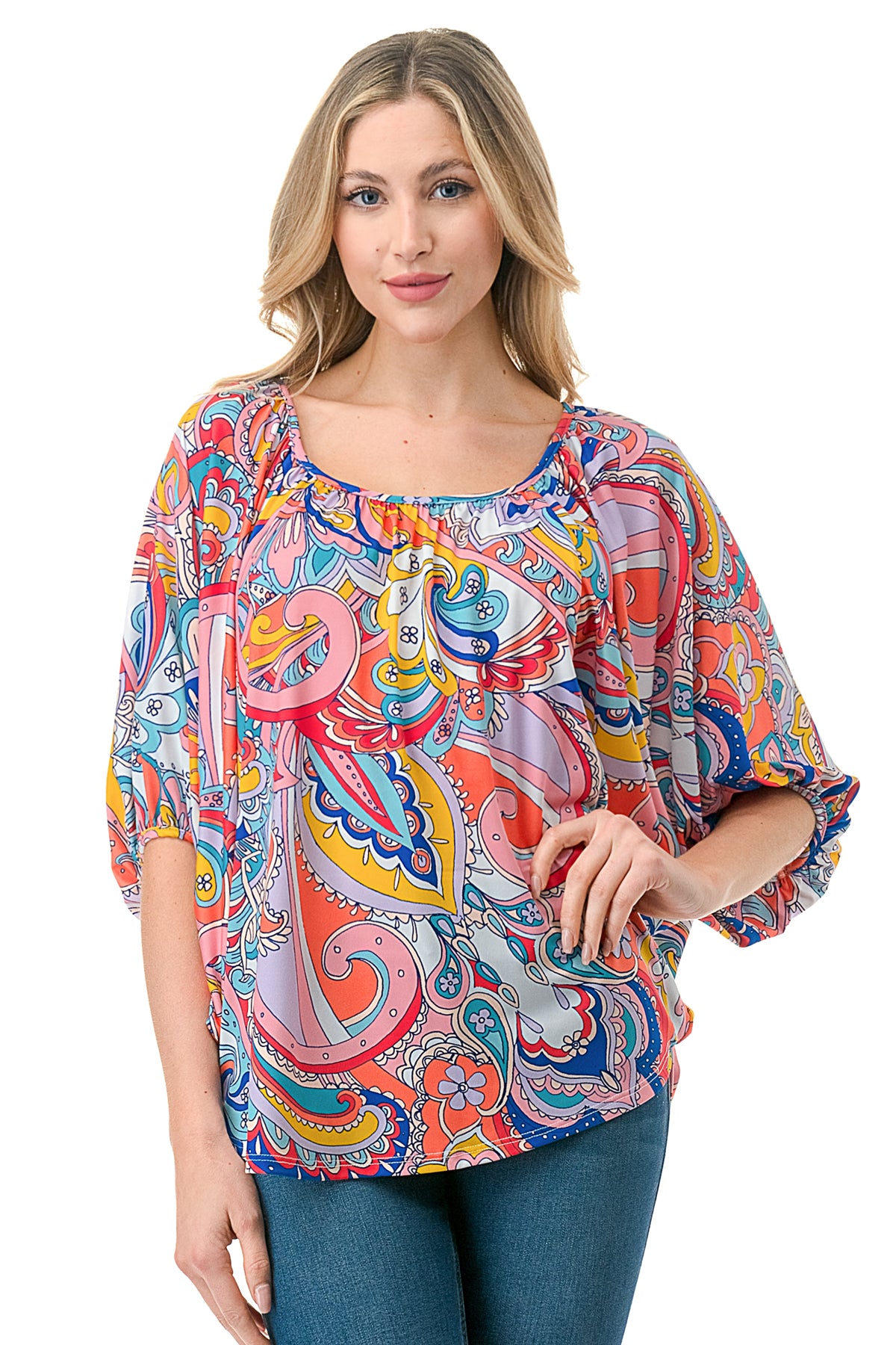 JAMES TOP (DARK CORAL)-JT7150