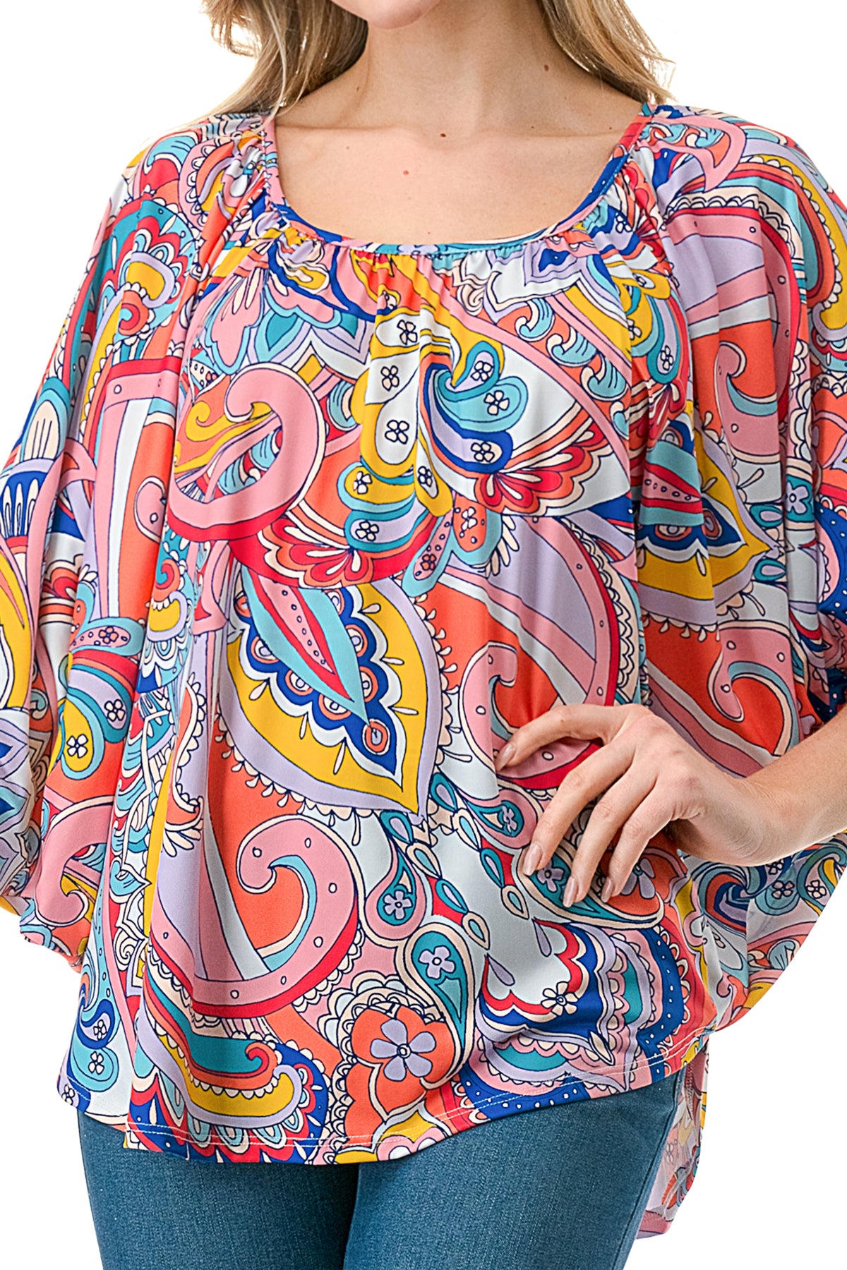 JAMES TOP (DARK CORAL)-JT7150