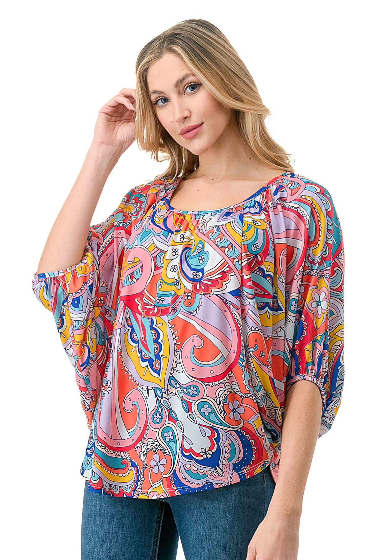 JAMES TOP (DARK CORAL)-JT7150