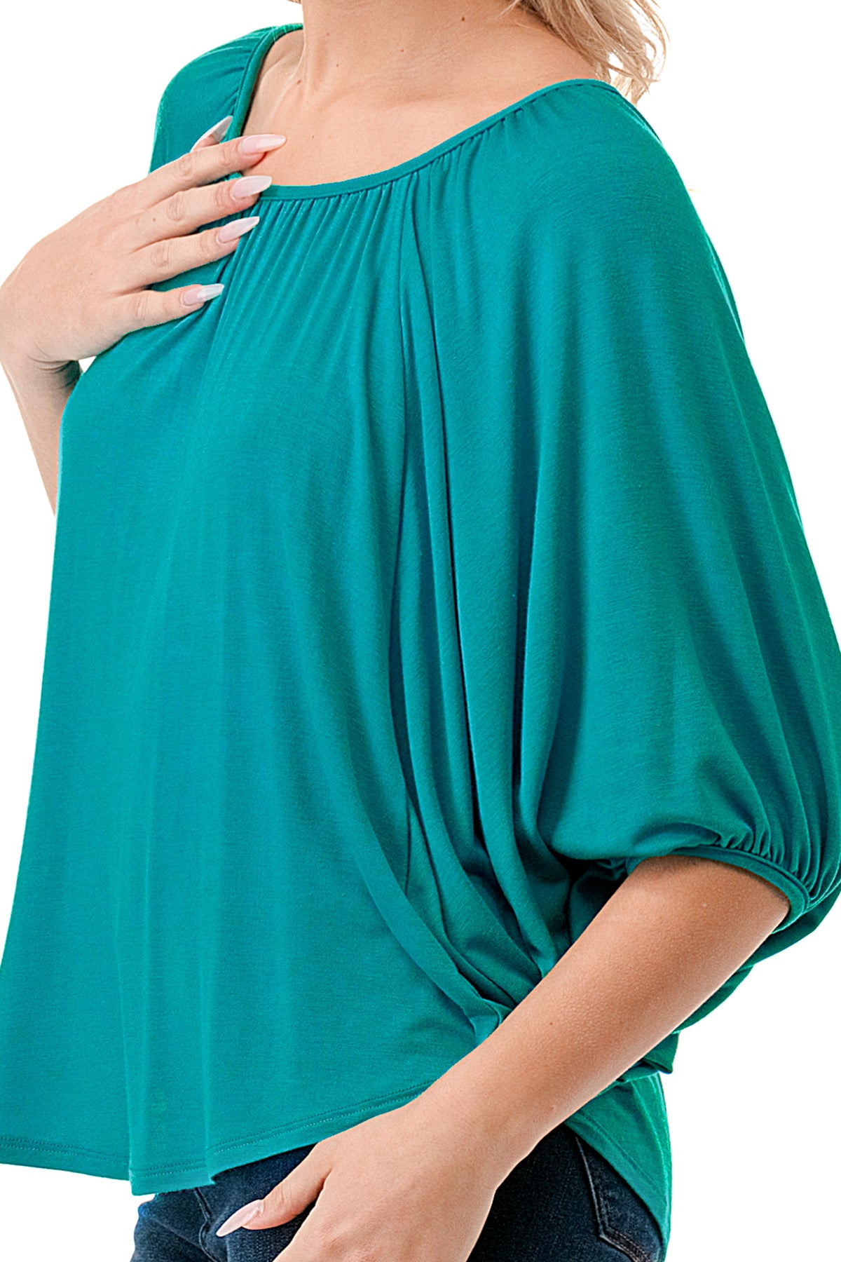 JAMES TOP (TURQUOISE GREEN)-JT7150