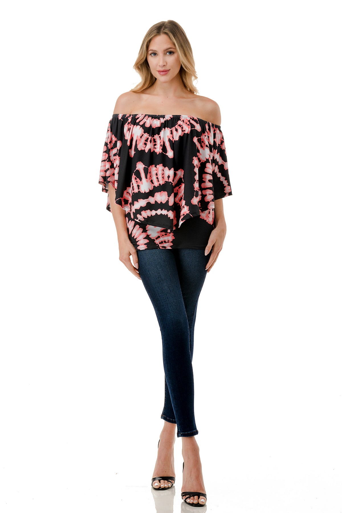 MINA CONVERTIBLE TOP (BLACK CORAL BRYNN)-JT7463