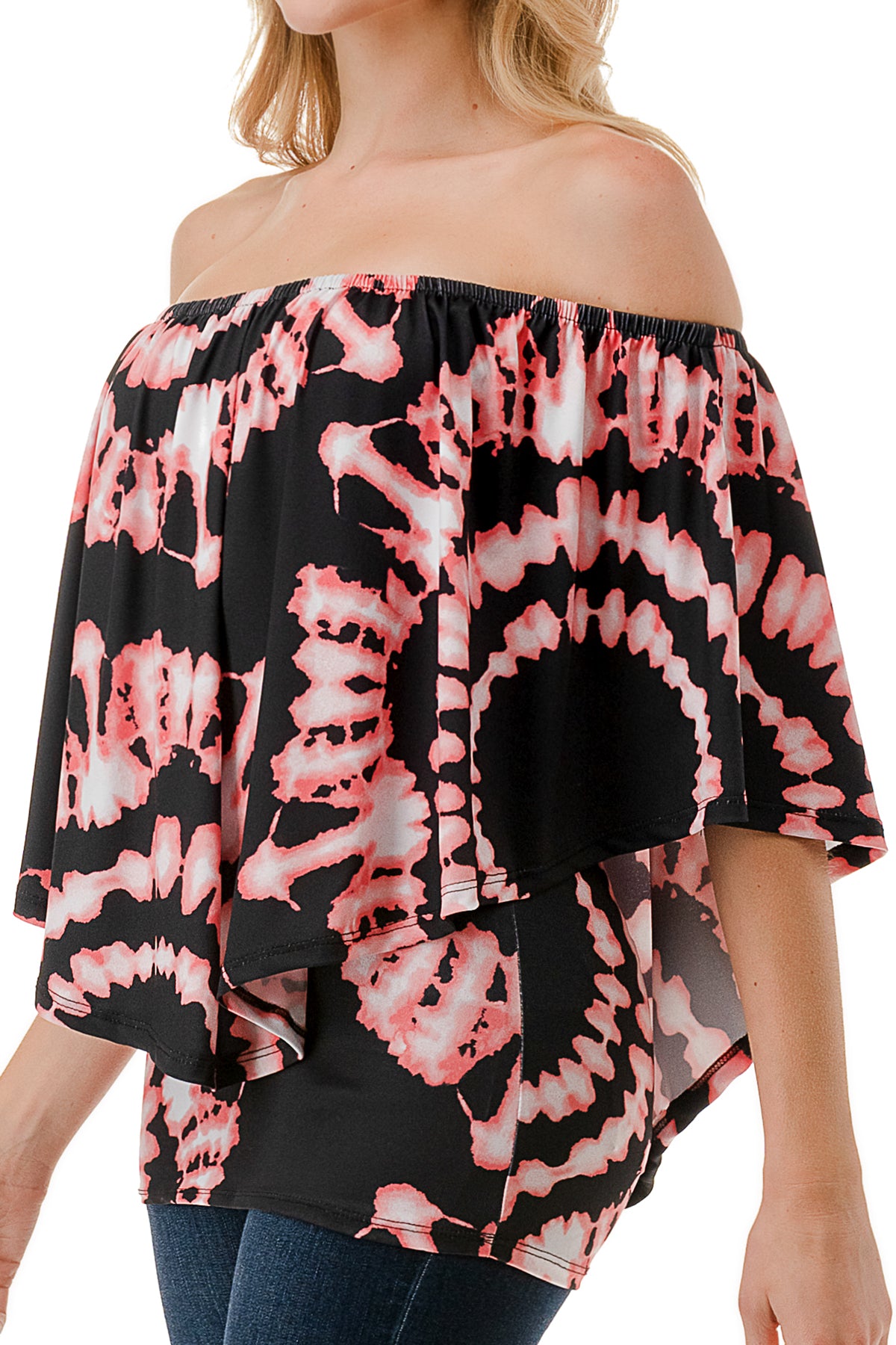 MINA CONVERTIBLE TOP (BLACK CORAL BRYNN)-JT7463