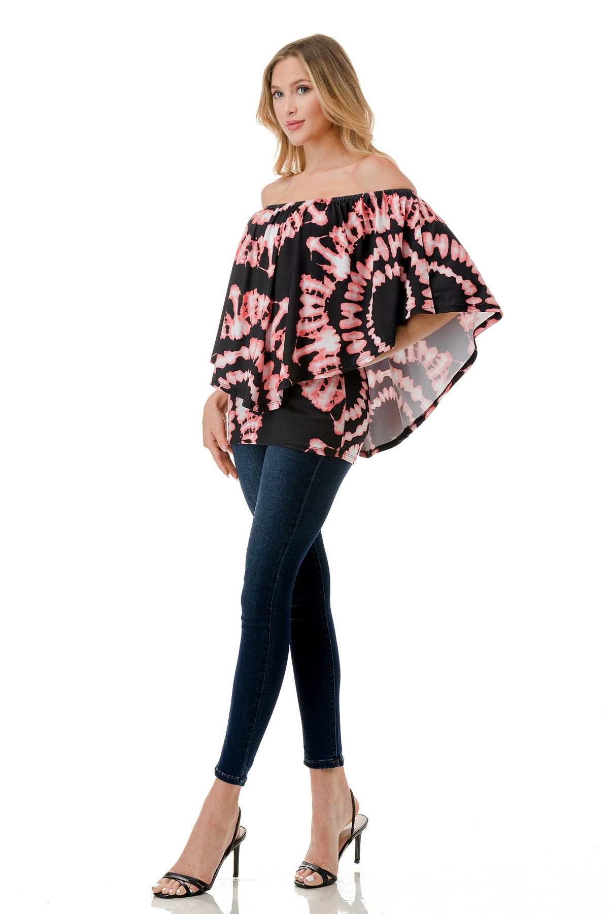MINA CONVERTIBLE TOP (BLACK CORAL BRYNN)-JT7463