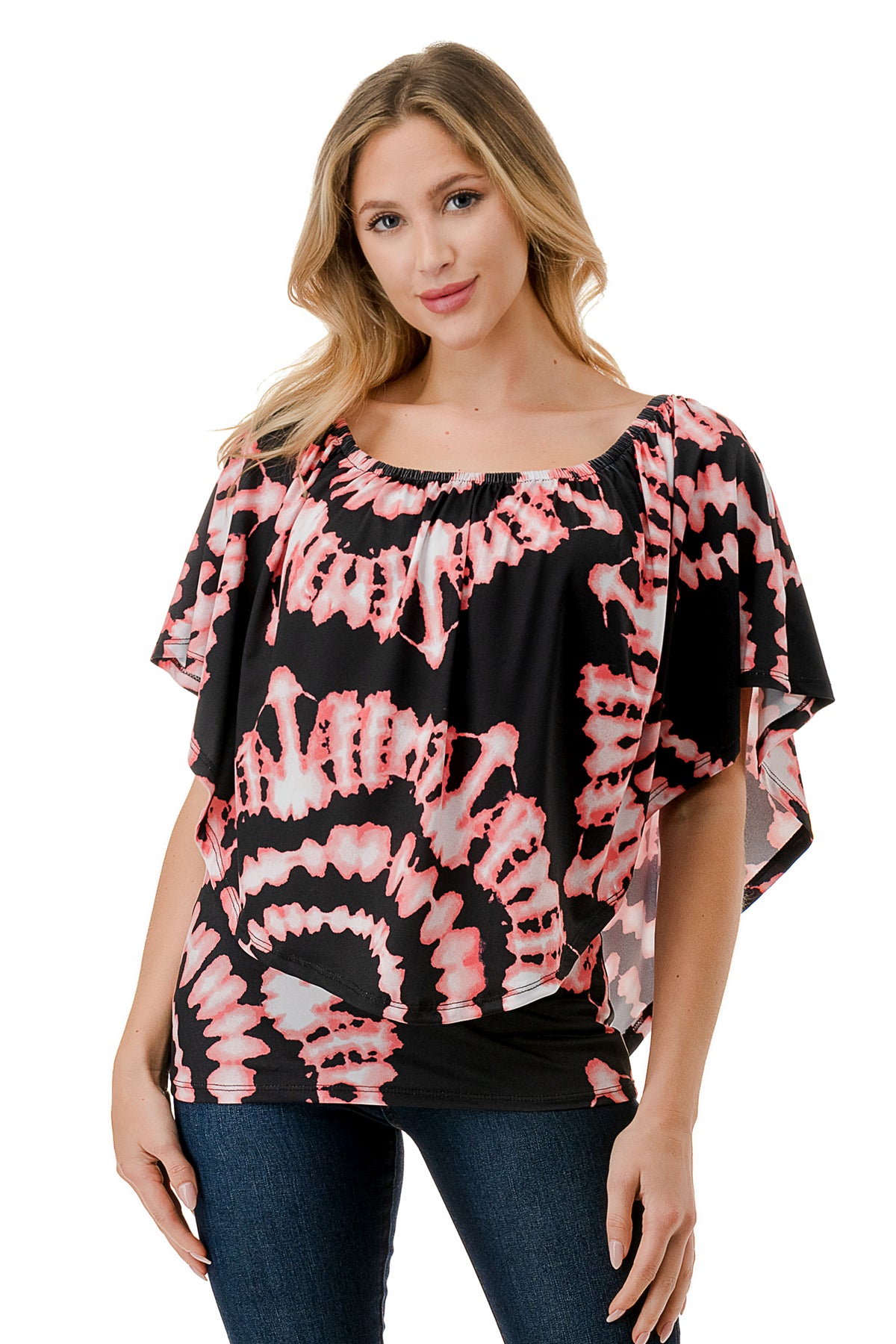 MINA CONVERTIBLE TOP (BLACK CORAL BRYNN)-JT7463