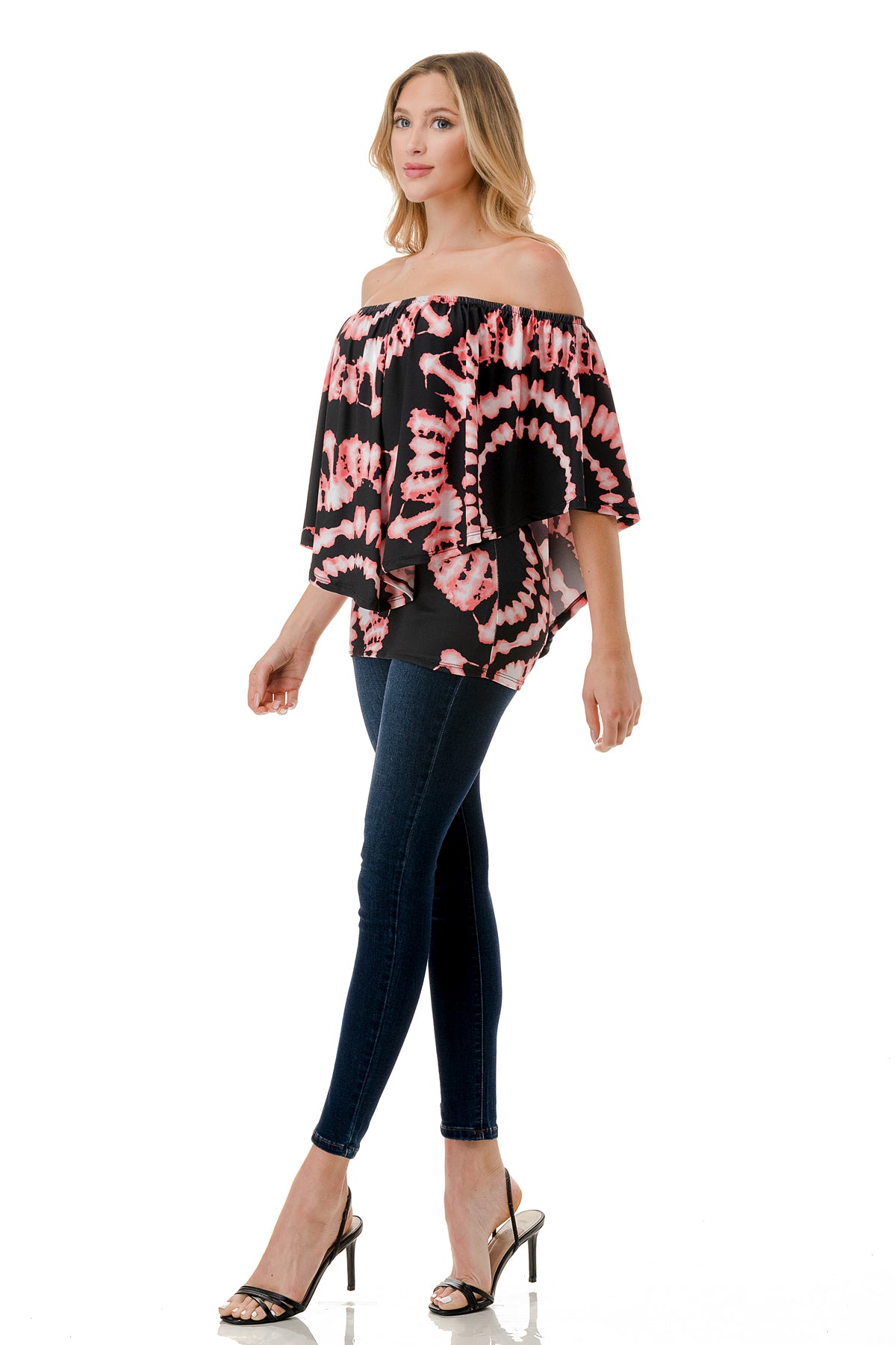 MINA CONVERTIBLE TOP (BLACK CORAL BRYNN)-JT7463