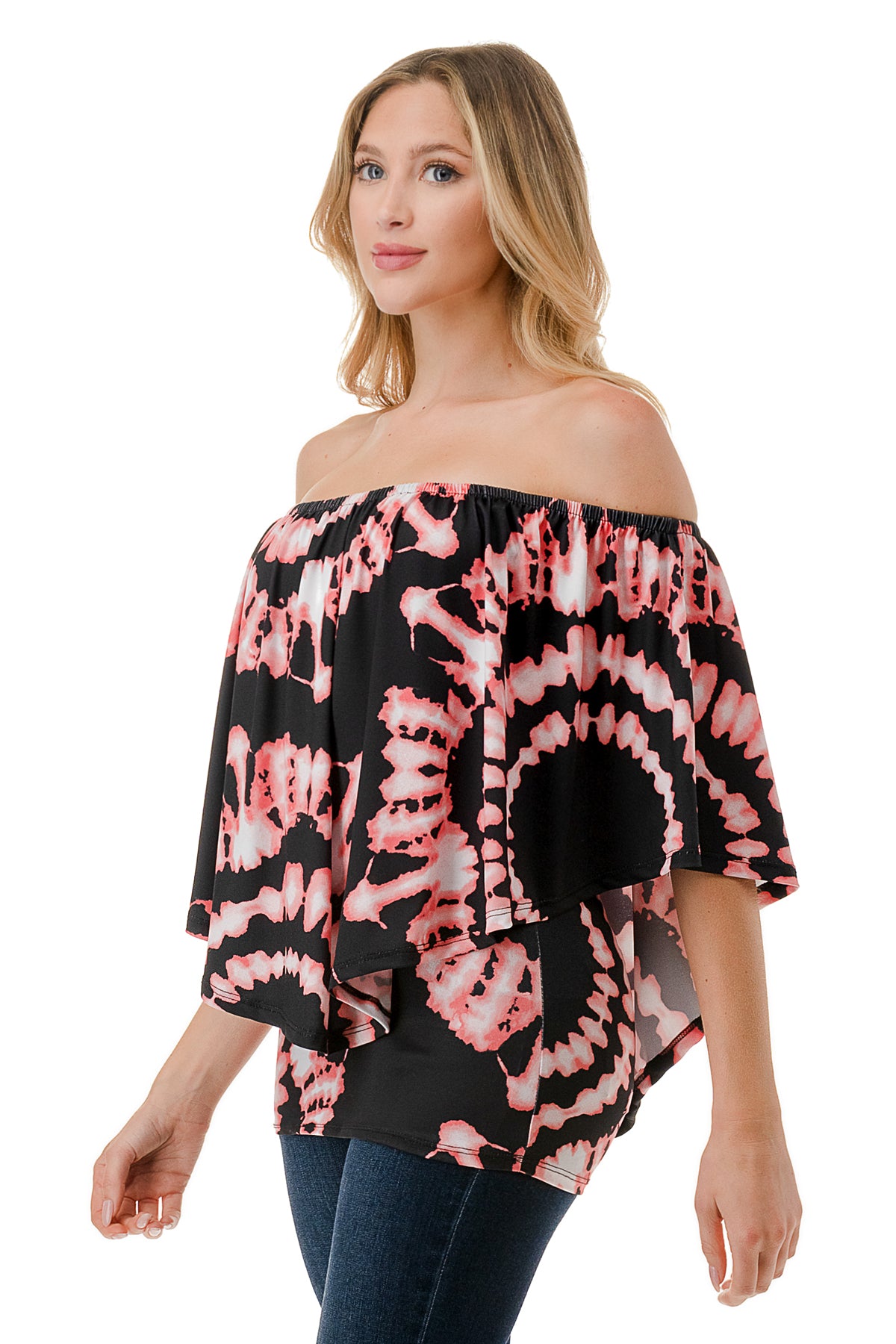 MINA CONVERTIBLE TOP (BLACK CORAL BRYNN)-JT7463