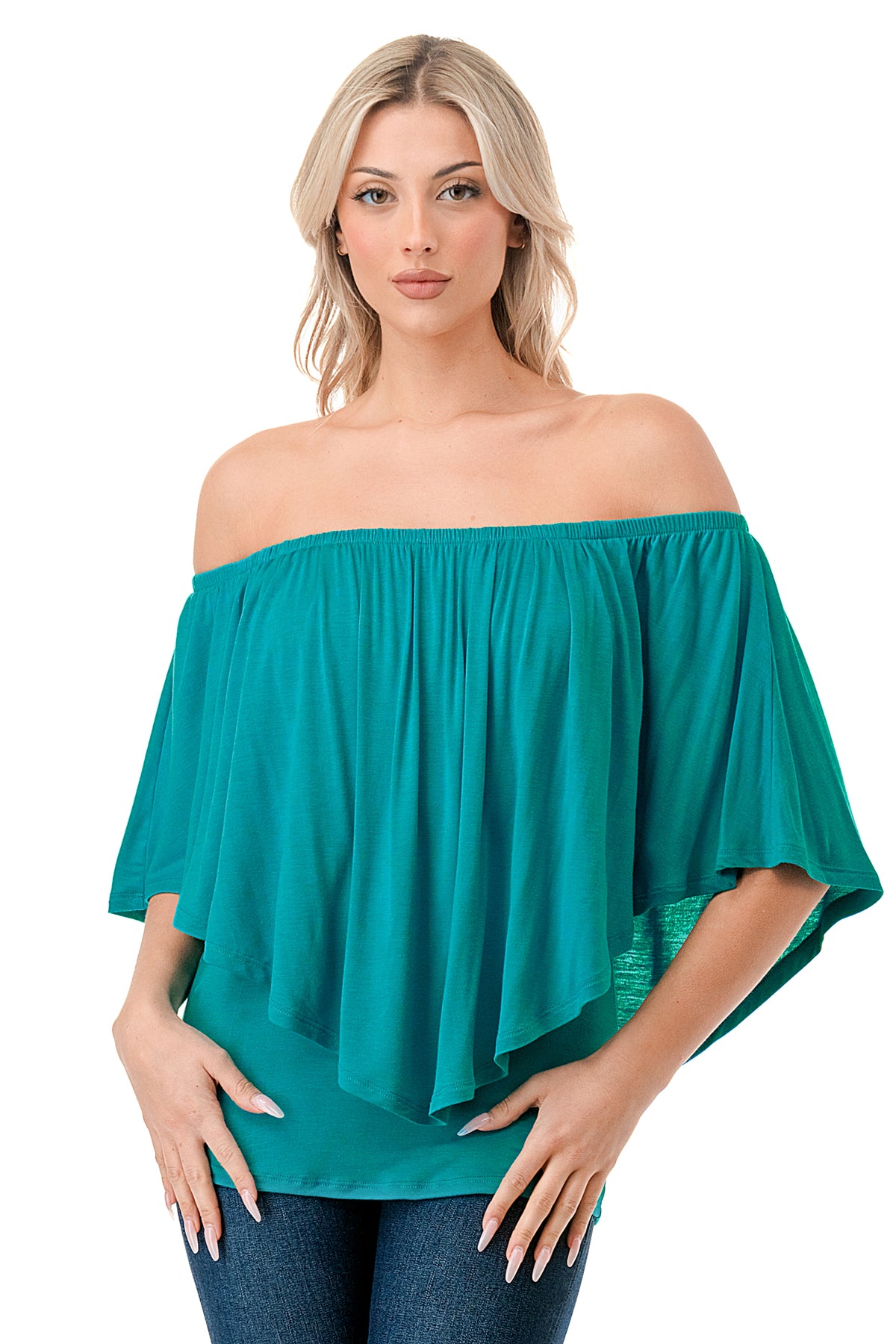 MINA CONVERTIBLE TOP (TURQUOISE GREEN)-JT7463
