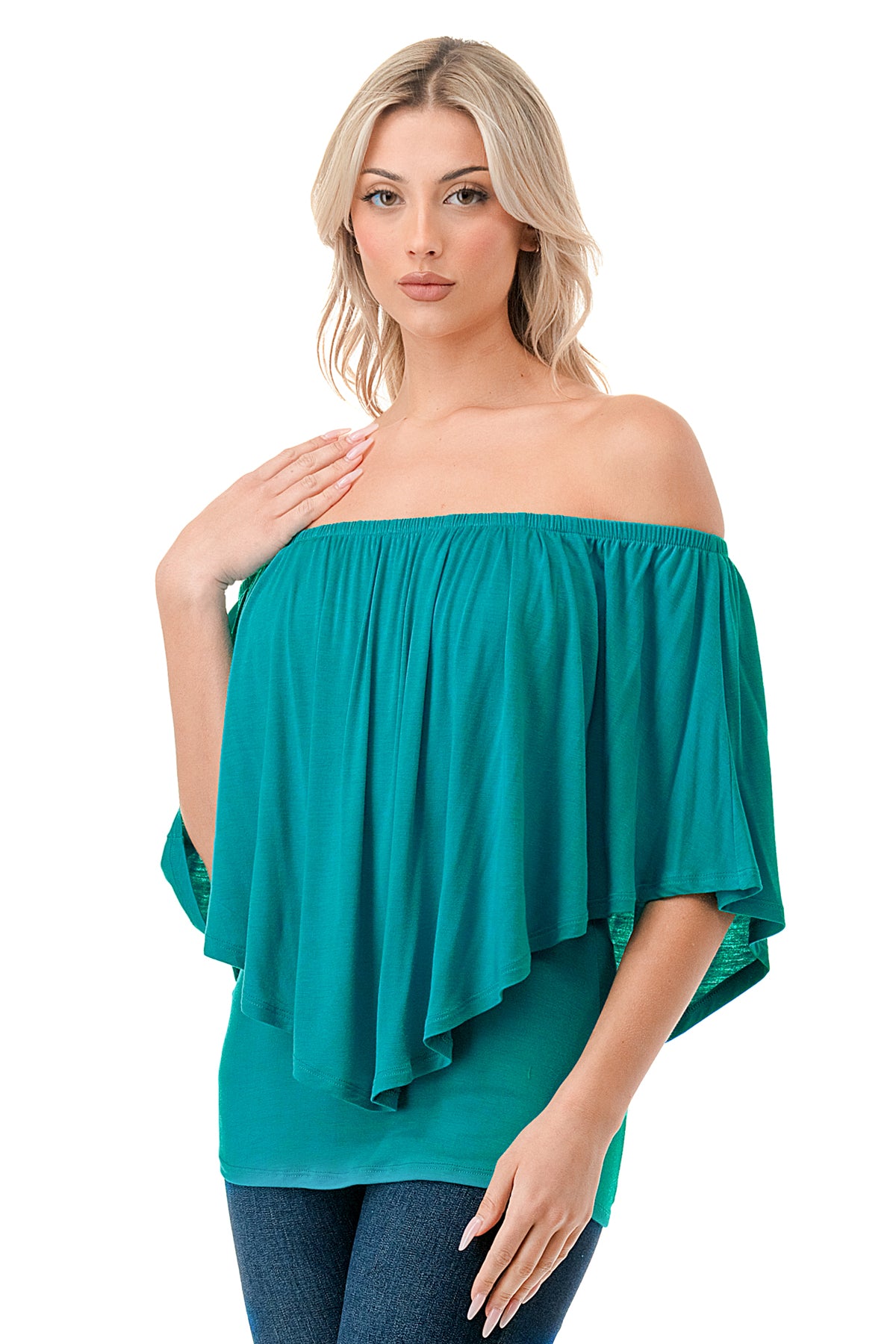 MINA CONVERTIBLE TOP (TURQUOISE GREEN)-JT7463