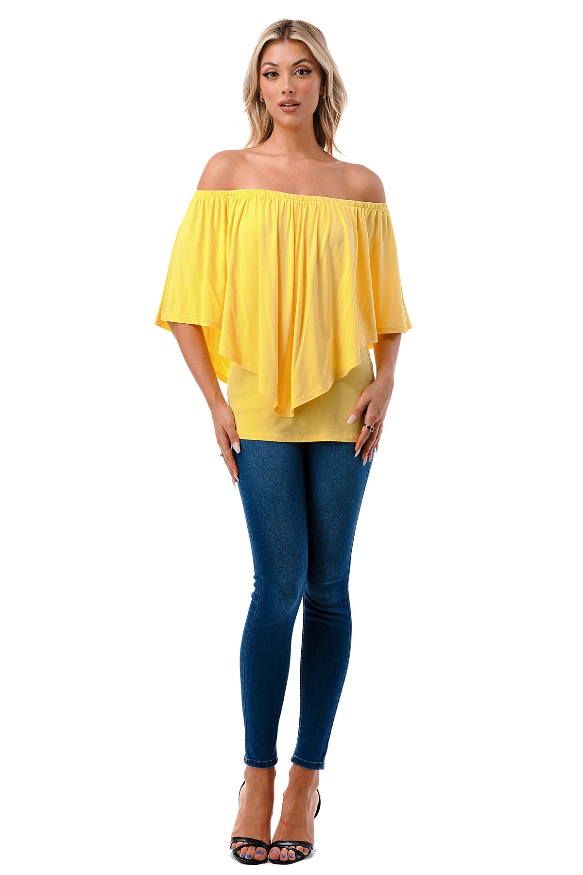 MINA CONVERTIBLE TOP (YELLOW)-JT7463