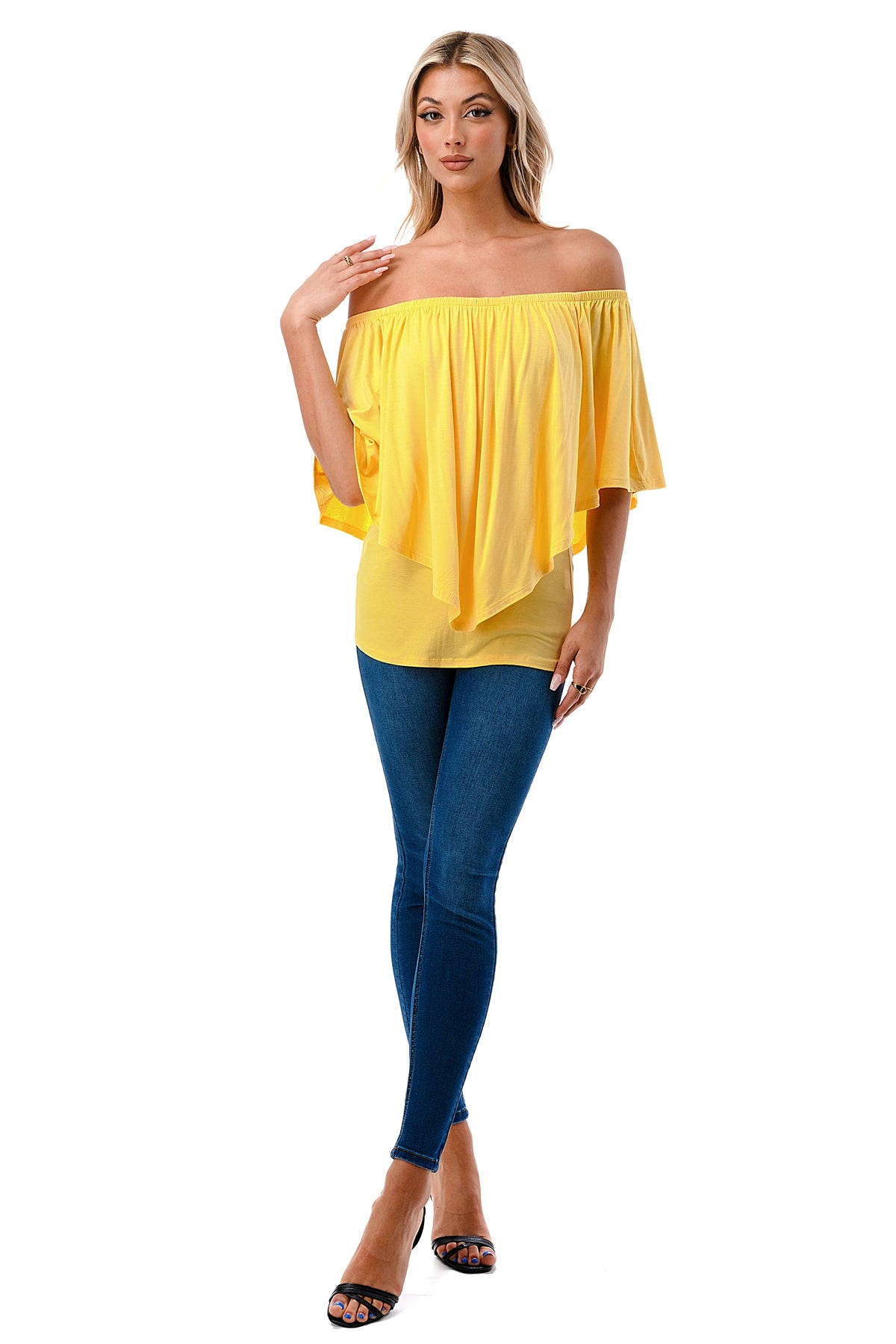 MINA CONVERTIBLE TOP (YELLOW)-JT7463