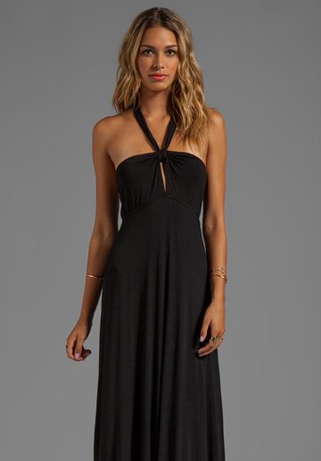 KELSEY MAXI DRESS (BLACK)-JD8288