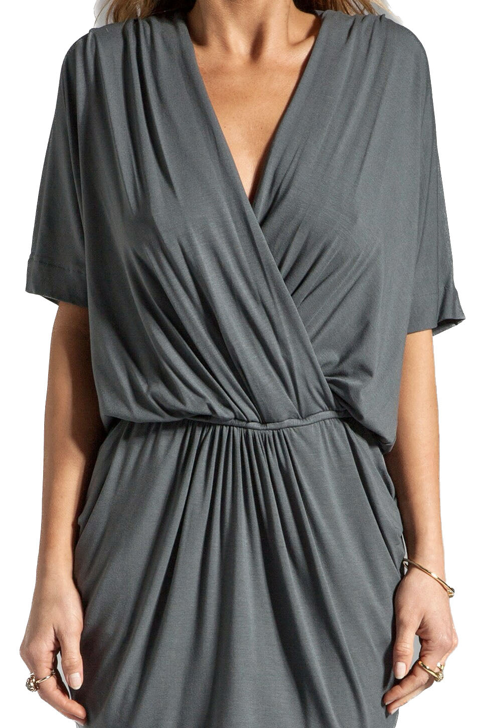 JUSTINE DRESS (CHARCOAL) - VD2341