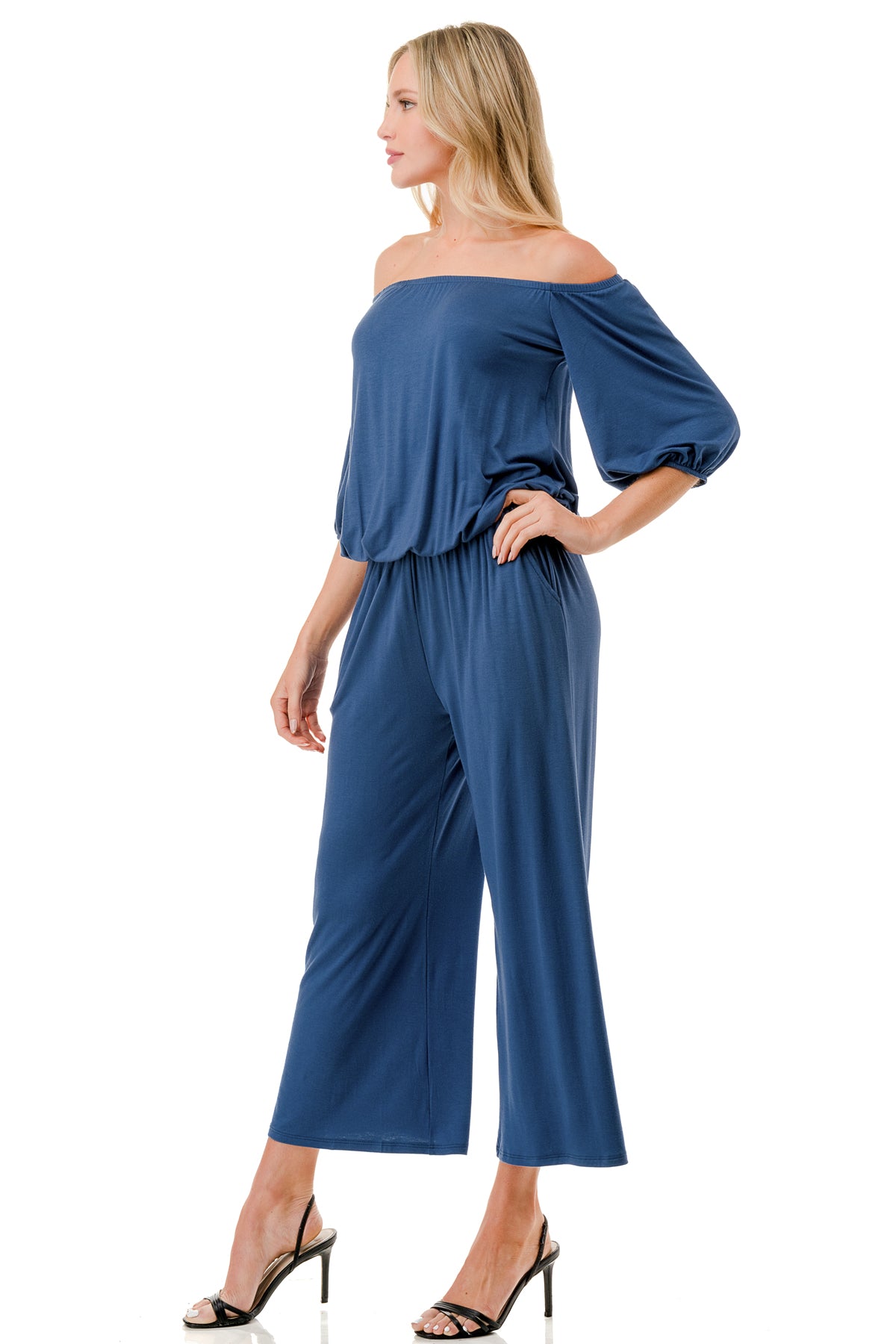 SCARLET CAPRI JUMPSUIT (INDIGO)- VD3304