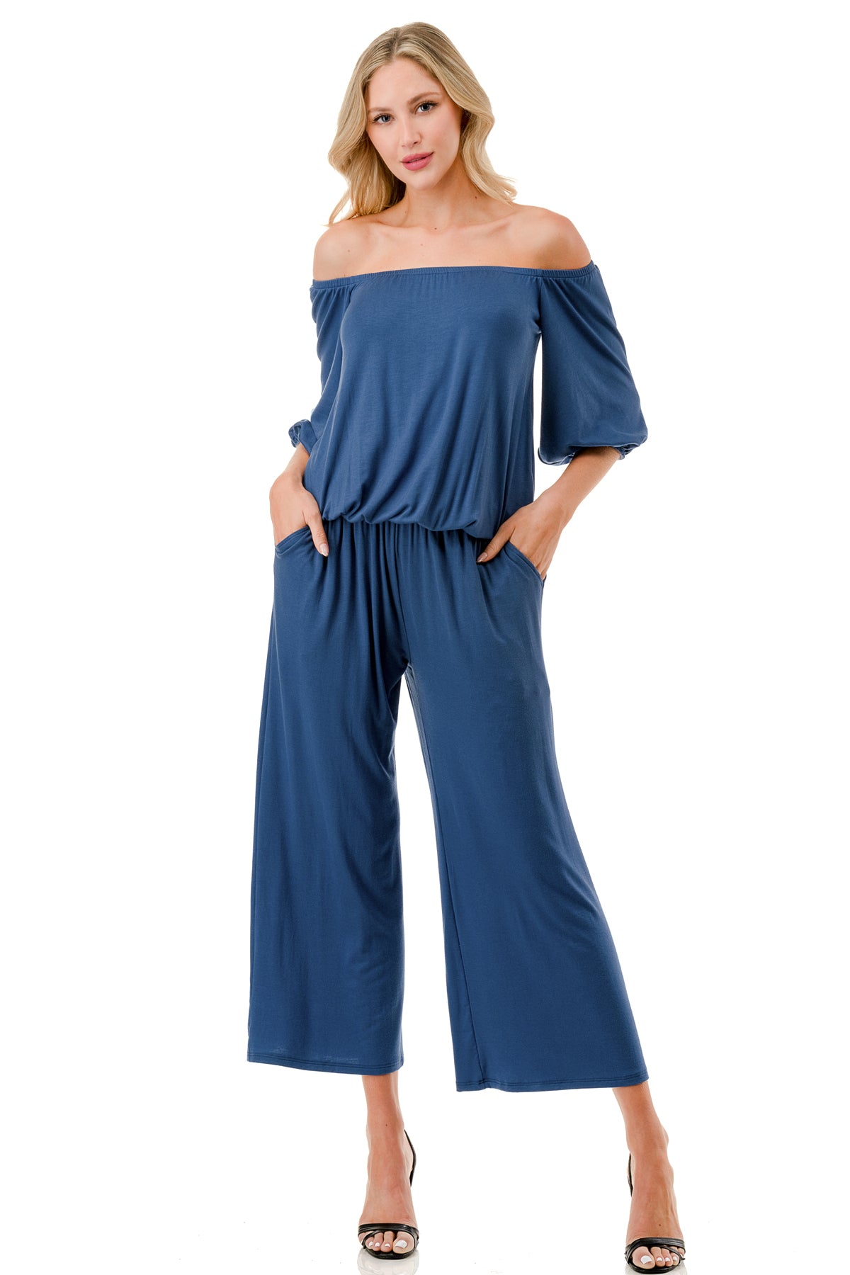 SCARLET CAPRI JUMPSUIT (INDIGO)- VD3304