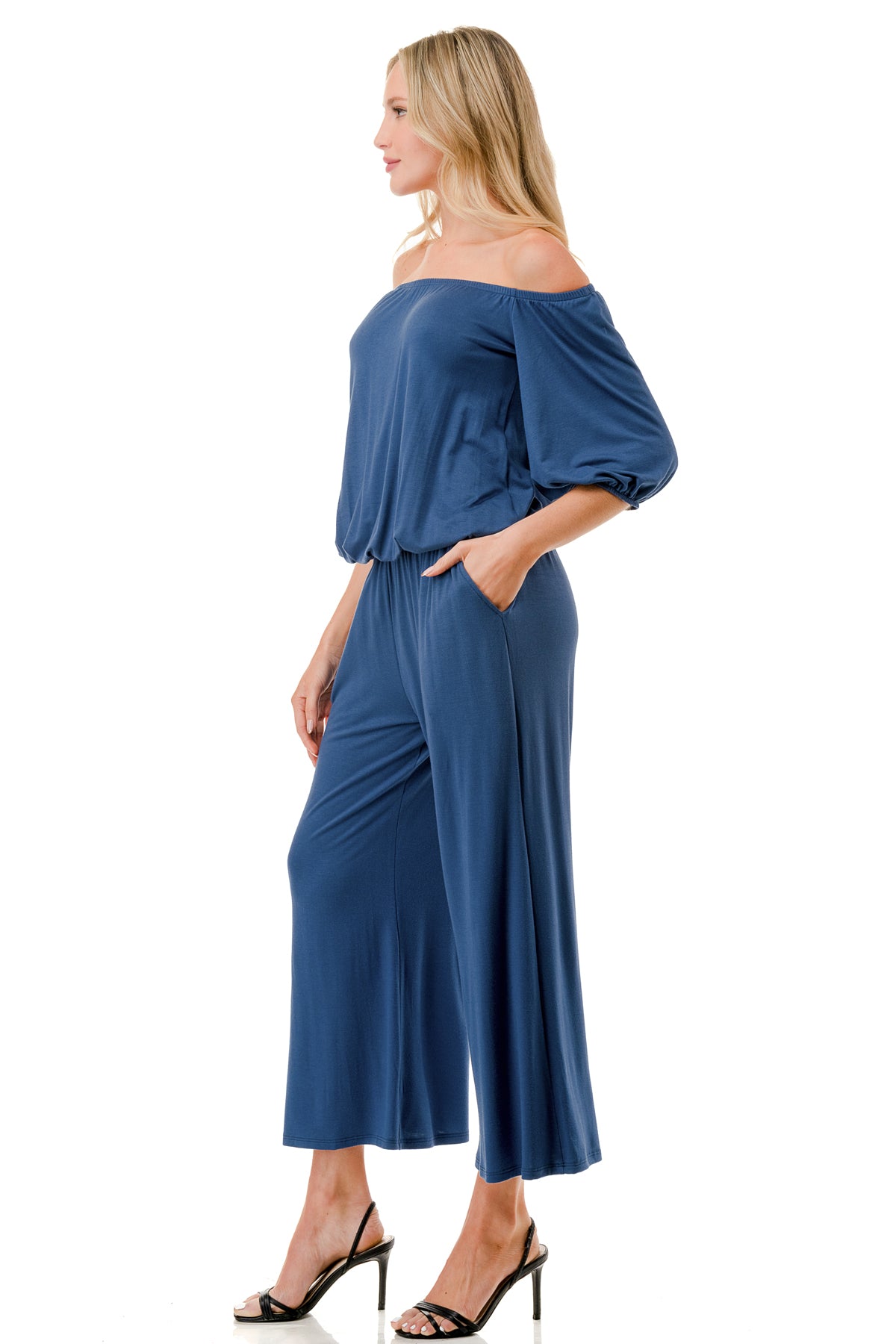 SCARLET CAPRI JUMPSUIT (INDIGO)- VD3304