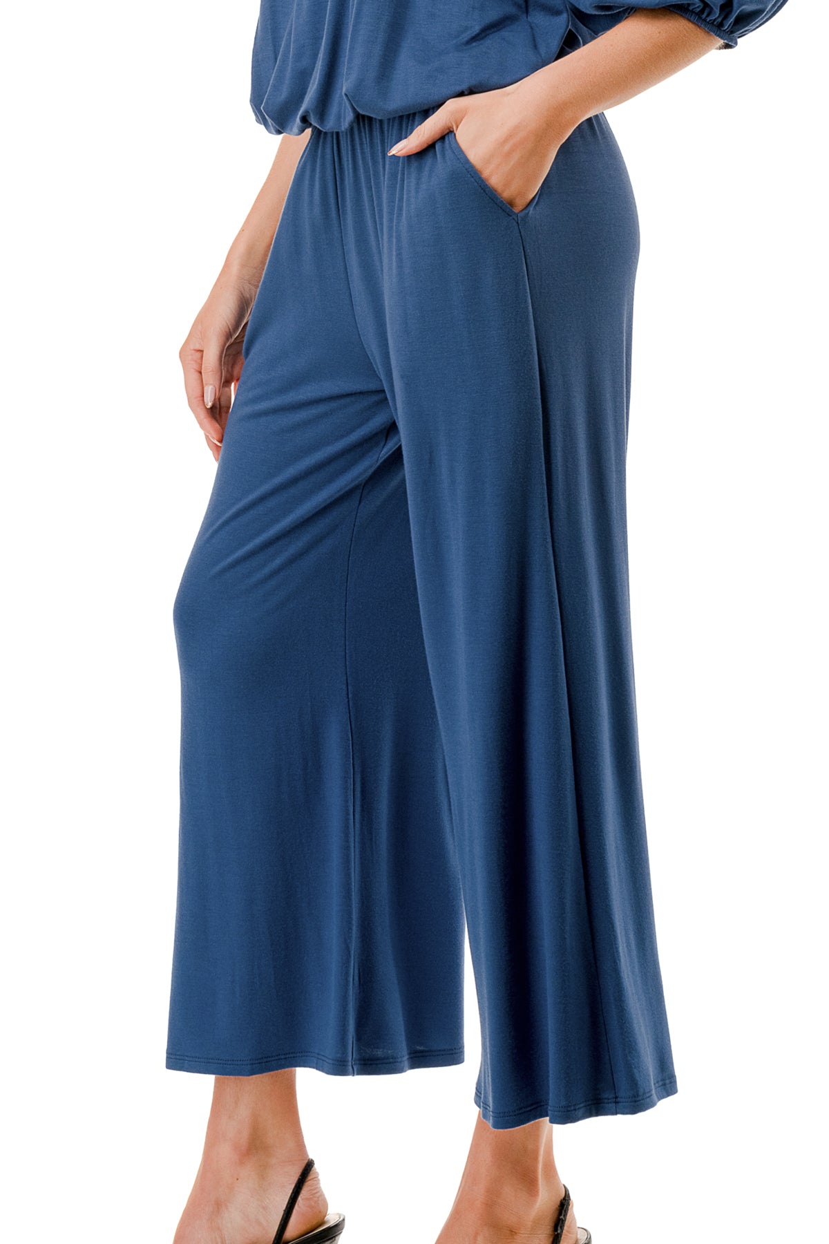 SCARLET CAPRI JUMPSUIT (INDIGO)- VD3304