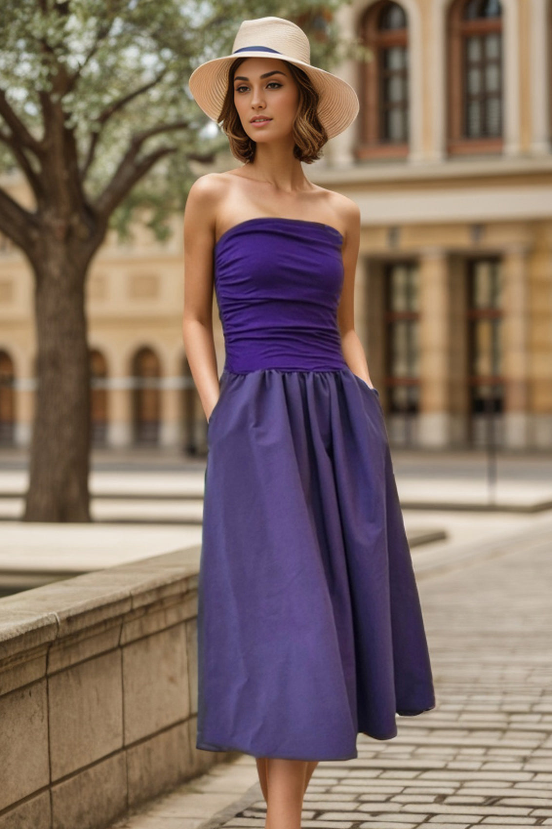MIMI TUBE DRESS (PURPLE) - VD3330