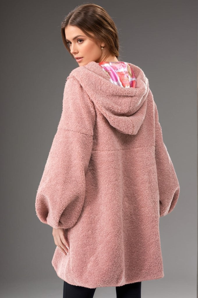 MOLLY LONG BODY COAT (Dusty Rose)-VJ2011
