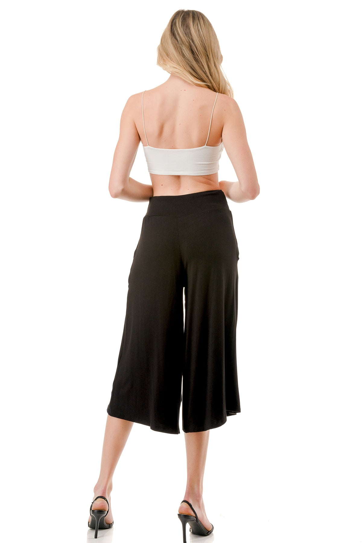 AMBER CAPRI PANTS (BLACK)- VP3320