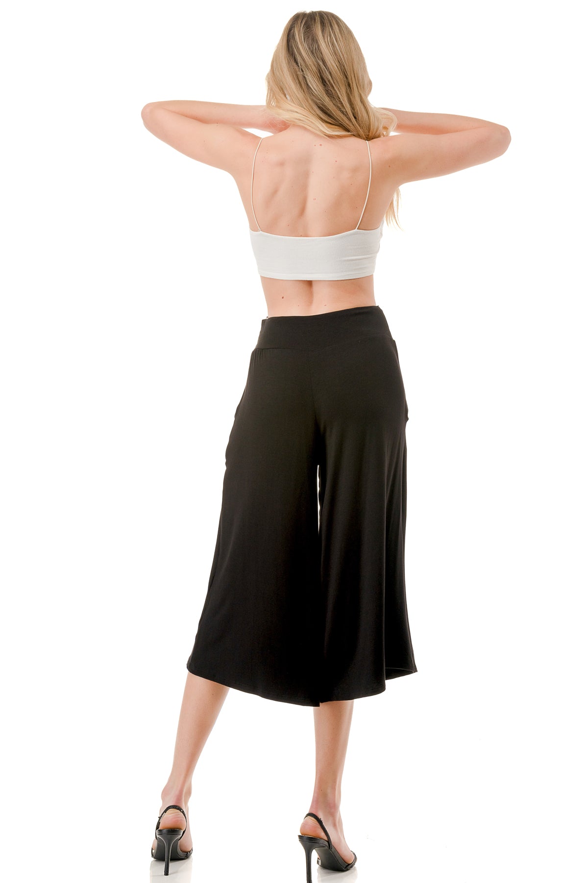 AMBER CAPRI PANTS (BLACK)- VP3320