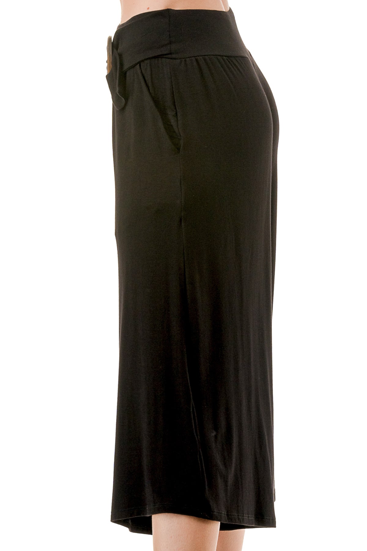 AMBER CAPRI PANTS (BLACK)- VP3320