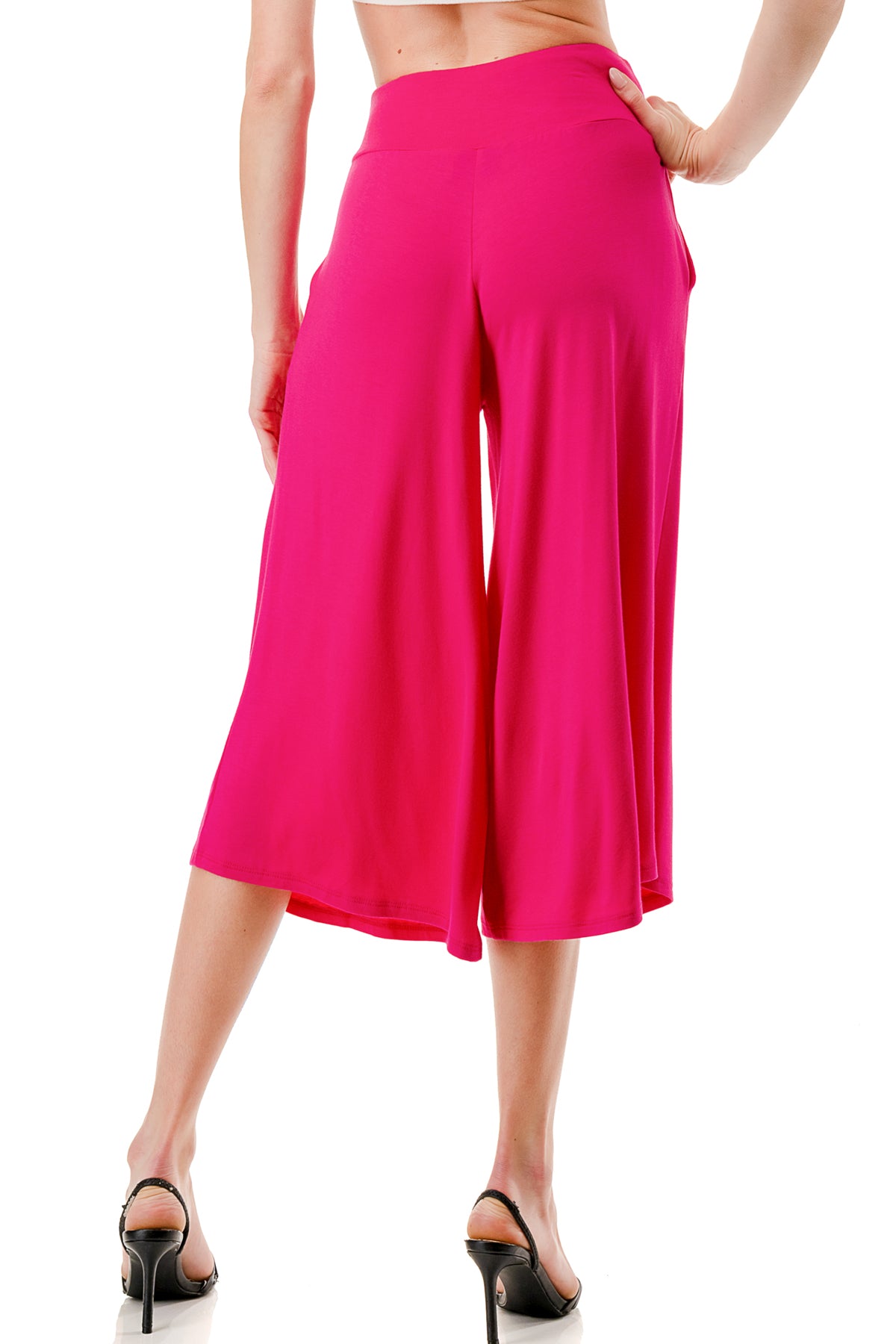 AMBER CAPRI PANTS (FUSCHIA)- VP3320