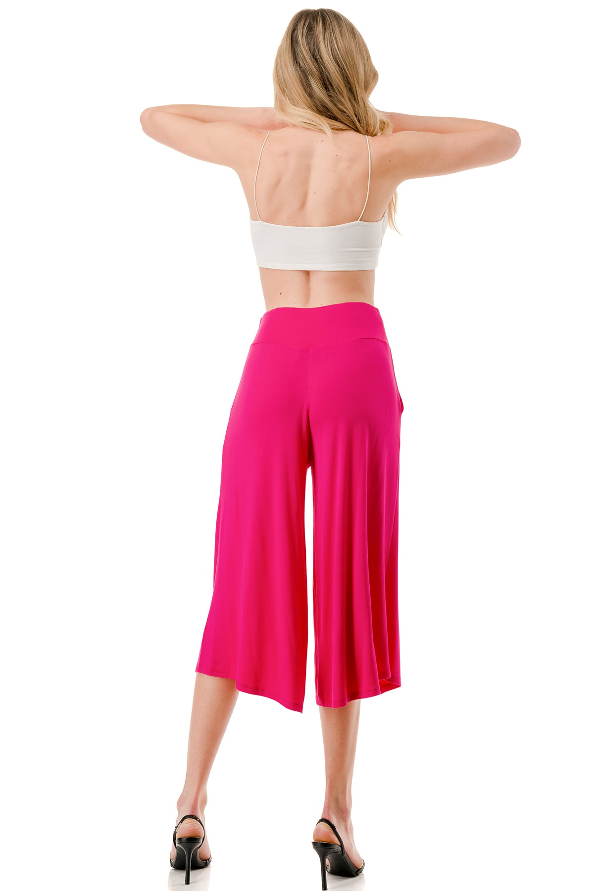 AMBER CAPRI PANTS (FUSCHIA)- VP3320