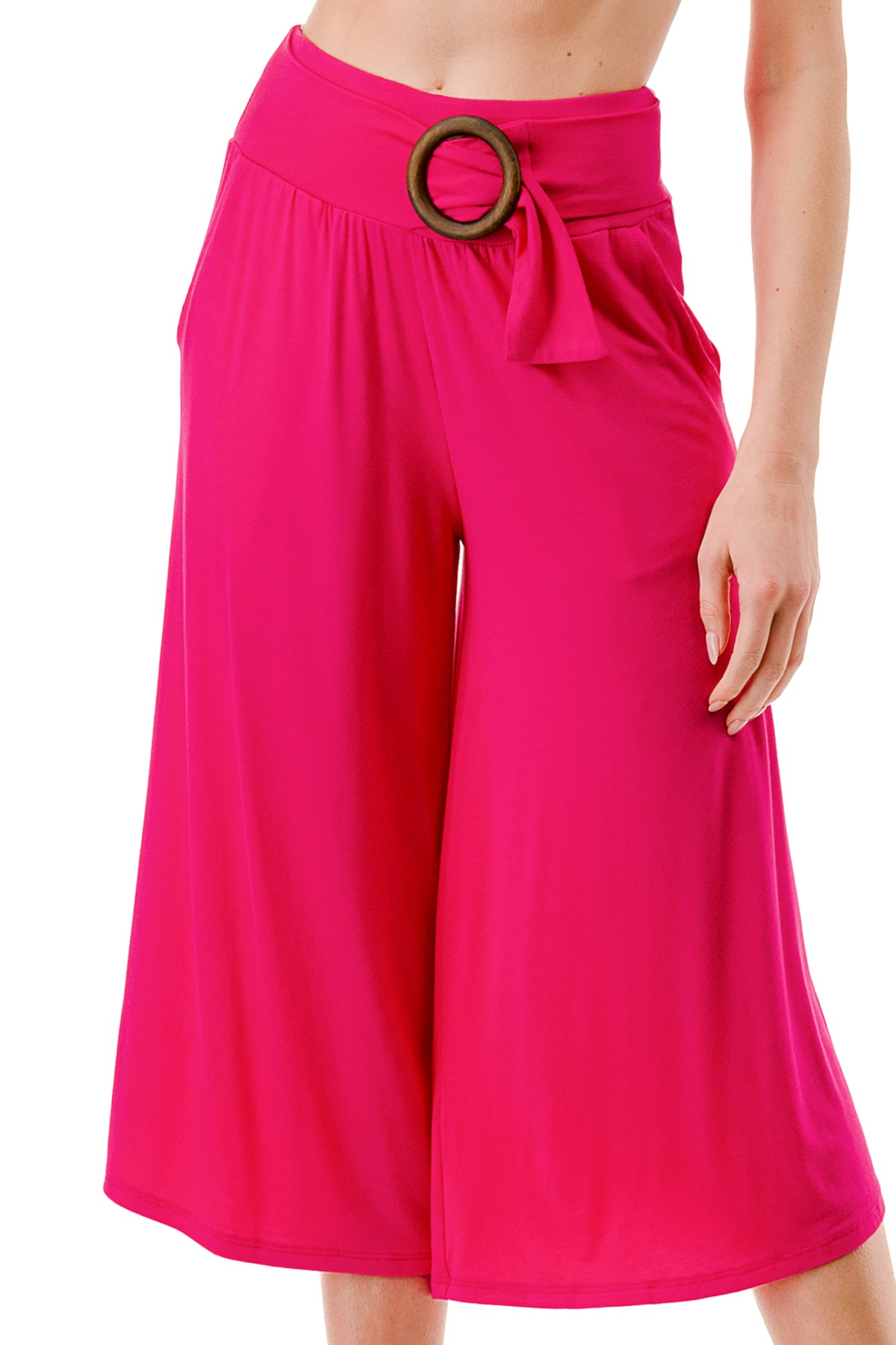 AMBER CAPRI PANTS (FUSCHIA)- VP3320