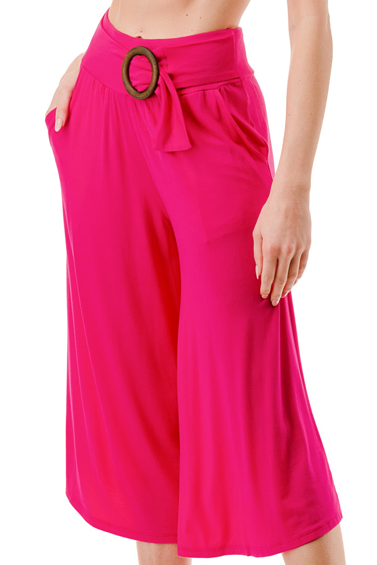 AMBER CAPRI PANTS (FUSCHIA)- VP3320
