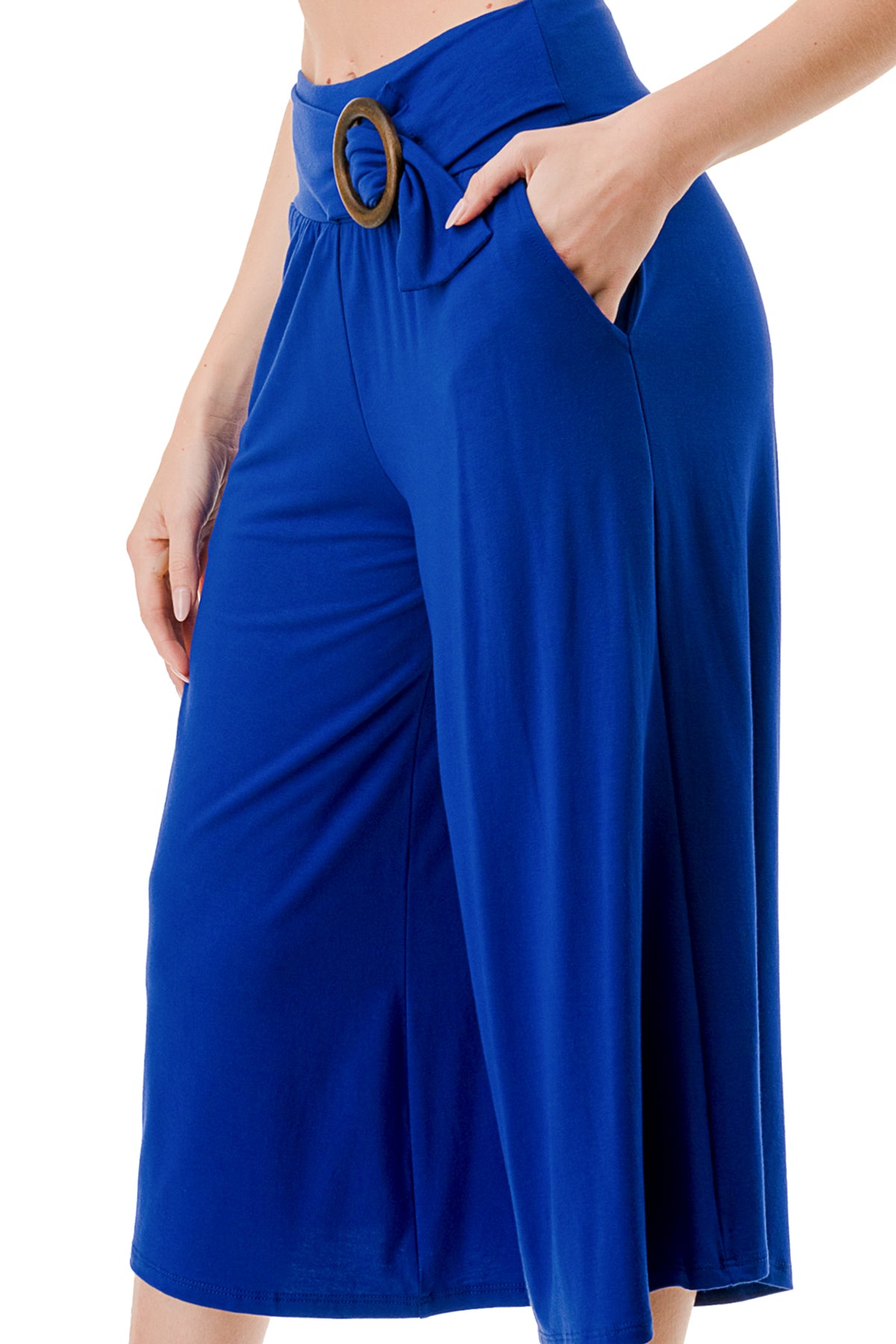 AMBER CAPRI PANTS (ROYAL BLUE)- VP3320