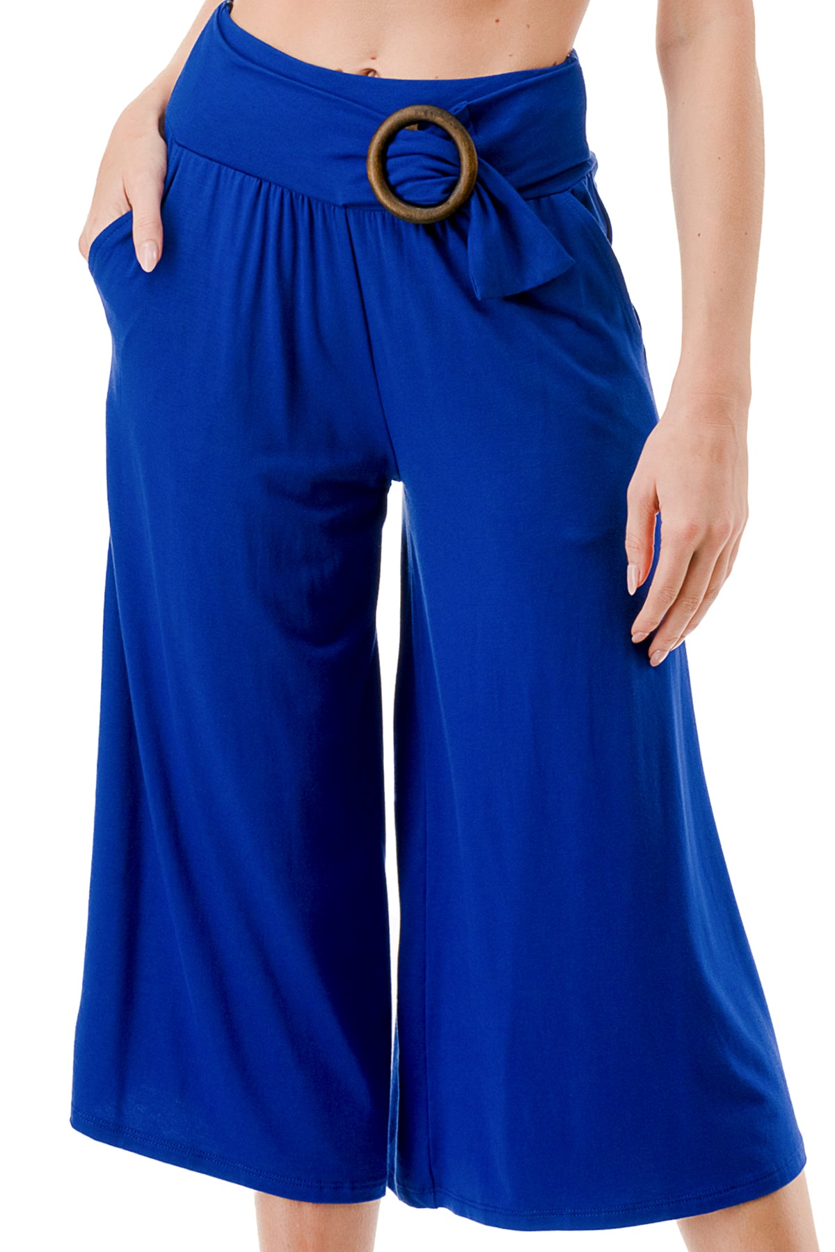 AMBER CAPRI PANTS (ROYAL BLUE)- VP3320
