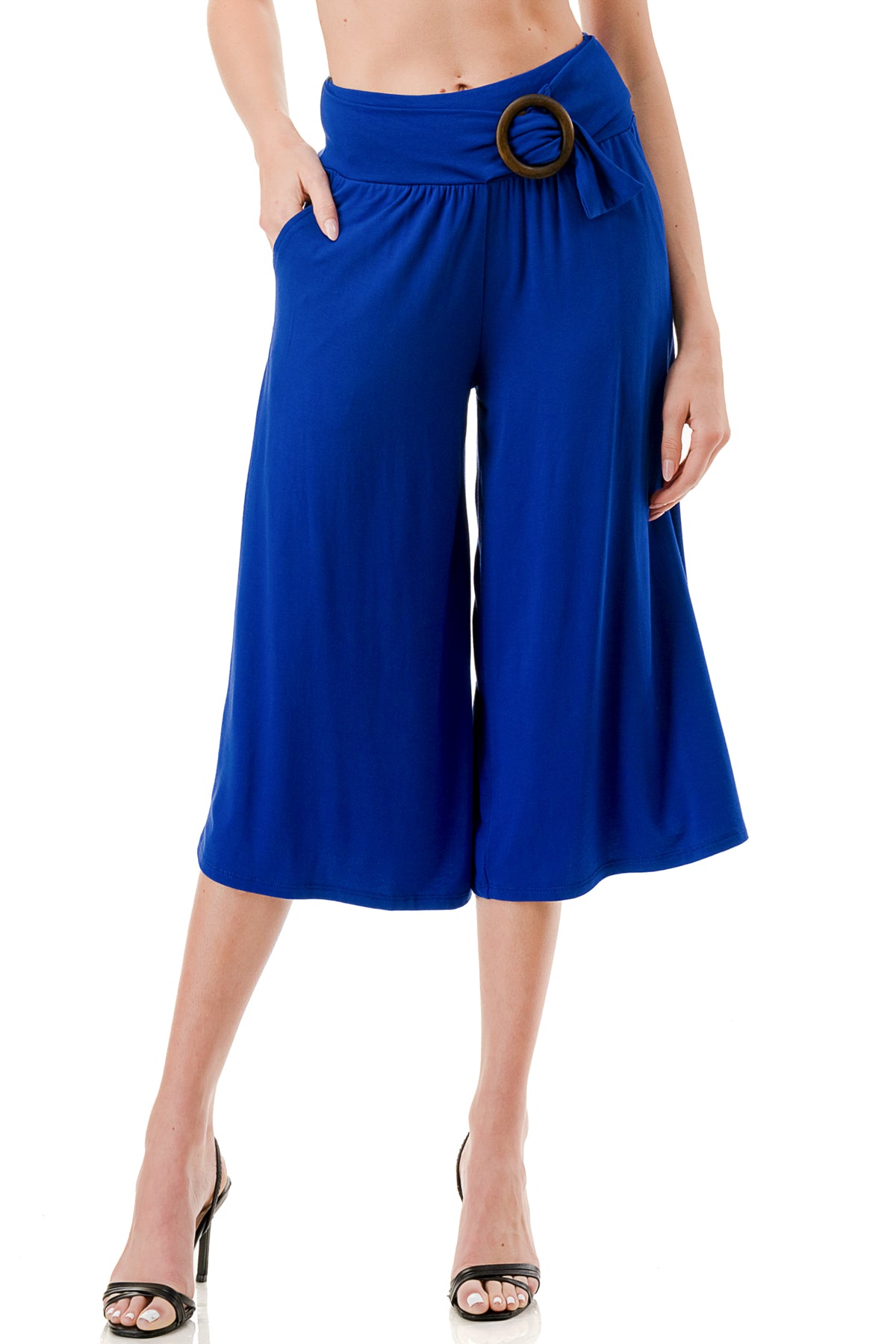 AMBER CAPRI PANTS (ROYAL BLUE)- VP3320