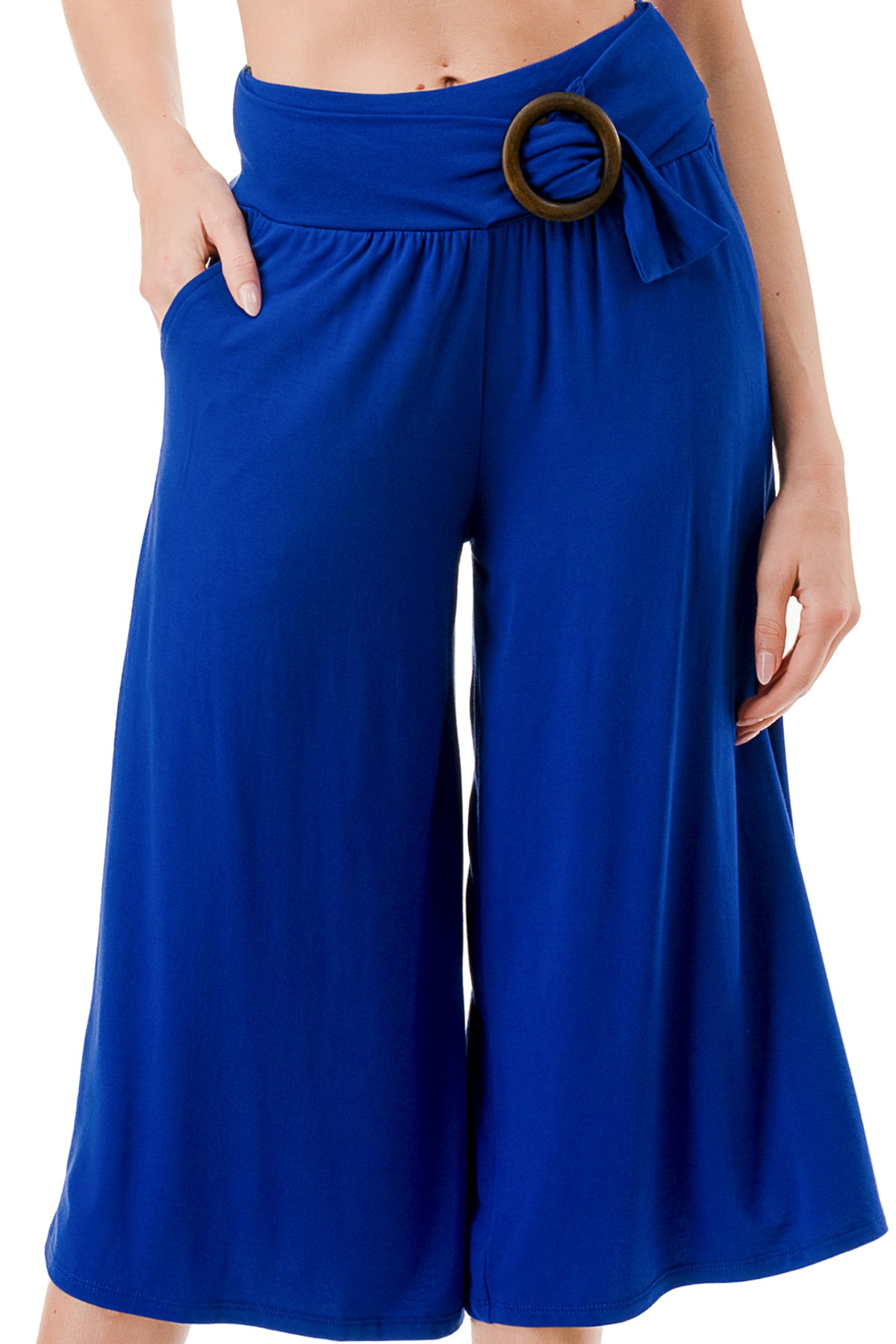 AMBER CAPRI PANTS (ROYAL BLUE)- VP3320