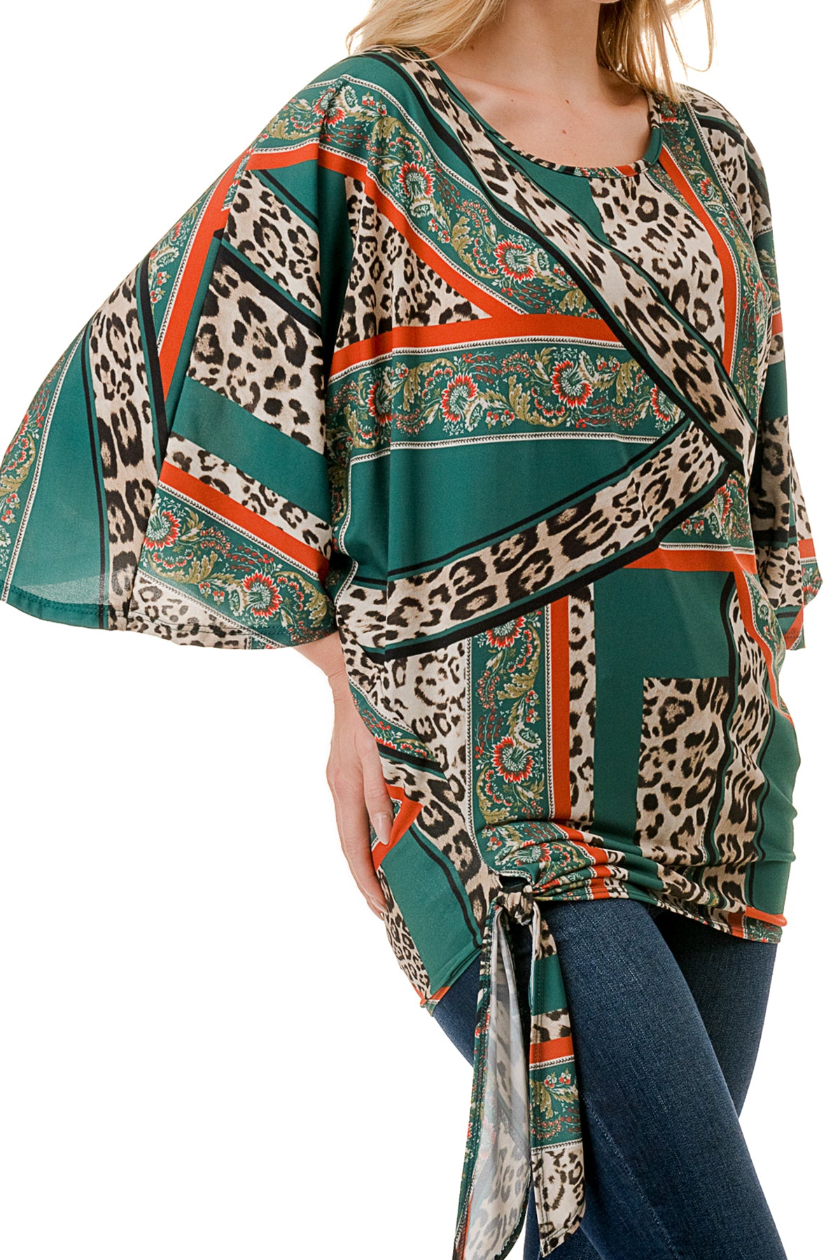 BEYONCE FRONT TIE TOP (LIVIA)- VT2407