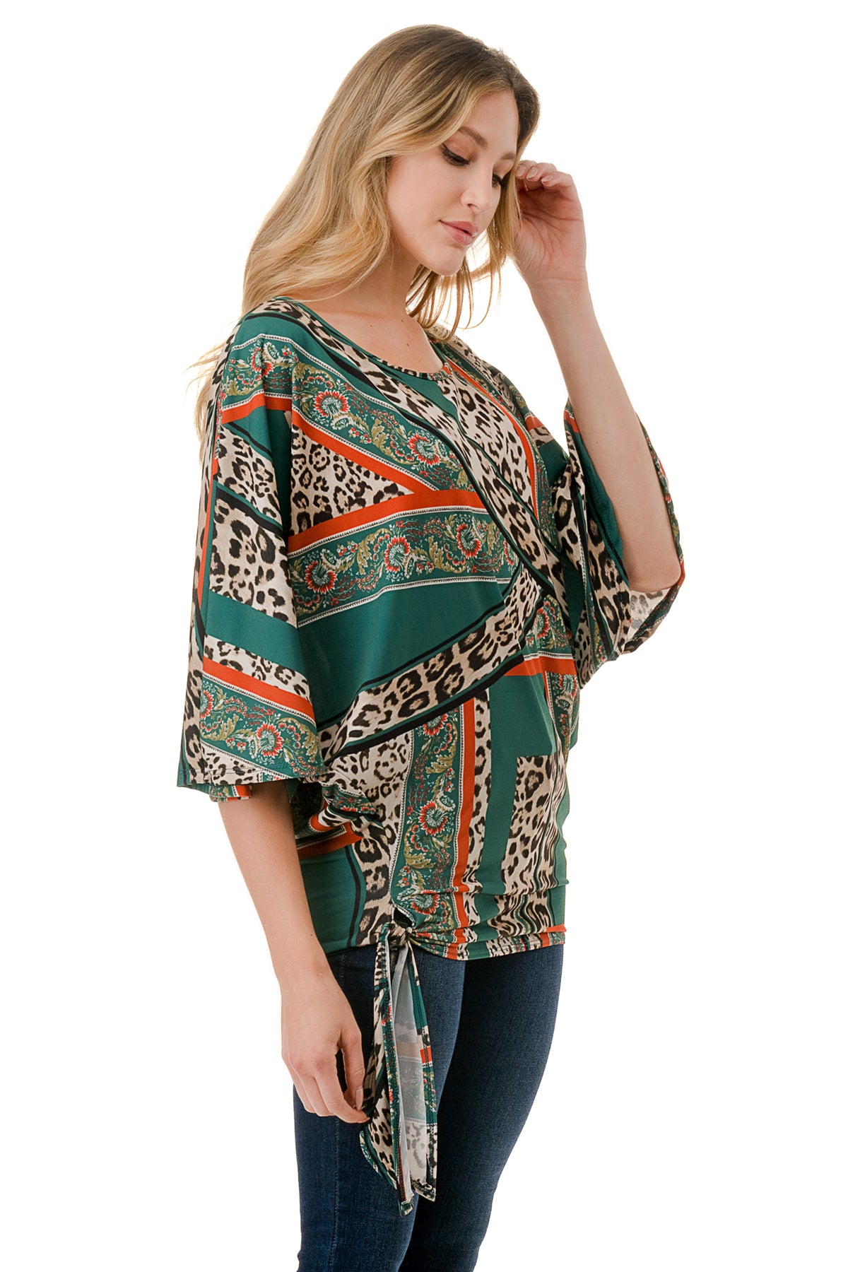 BEYONCE FRONT TIE TOP (LIVIA)- VT2407