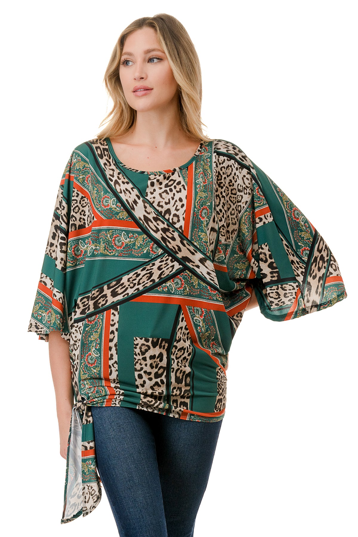 BEYONCE FRONT TIE TOP (LIVIA)- VT2407