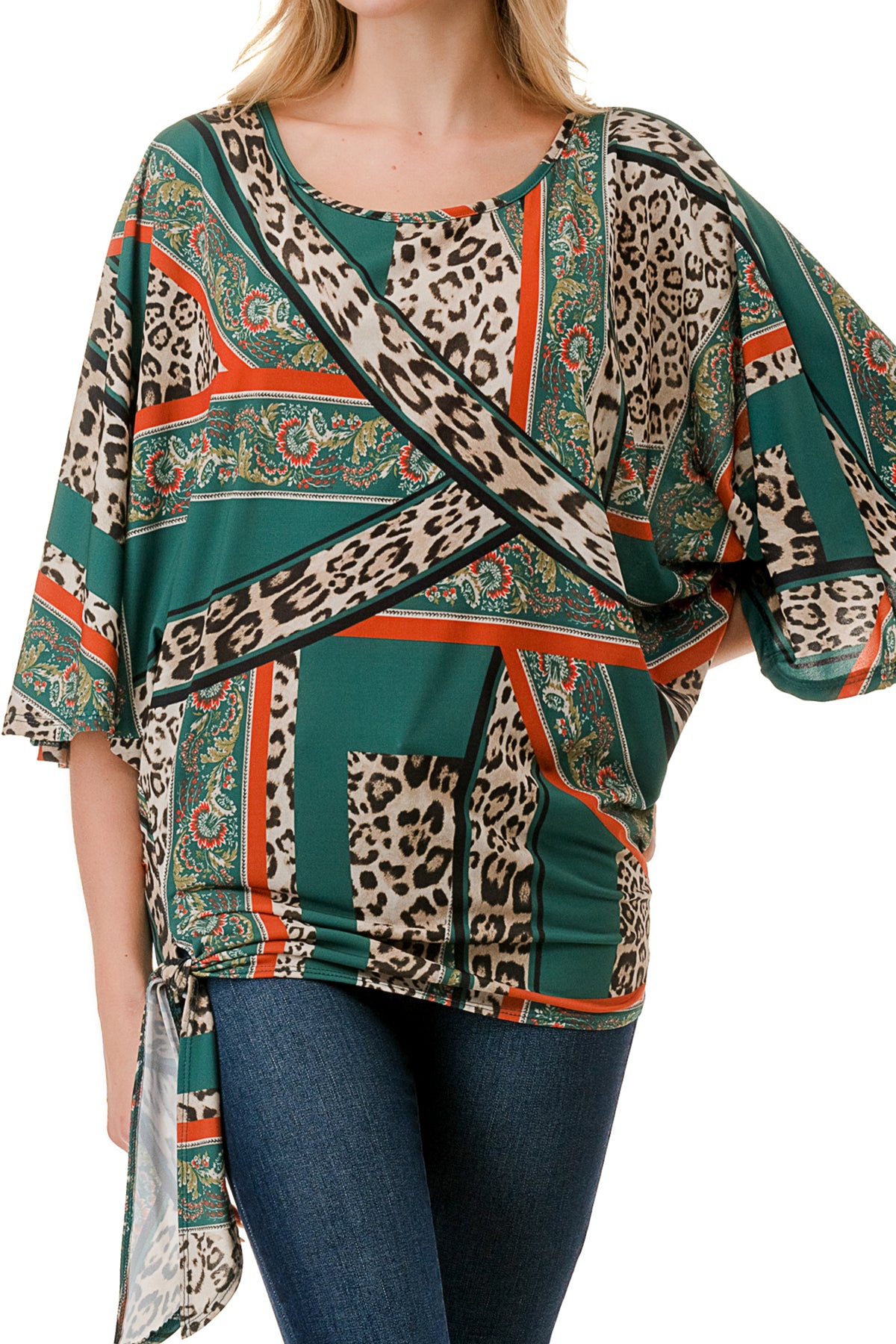 BEYONCE FRONT TIE TOP (LIVIA)- VT2407