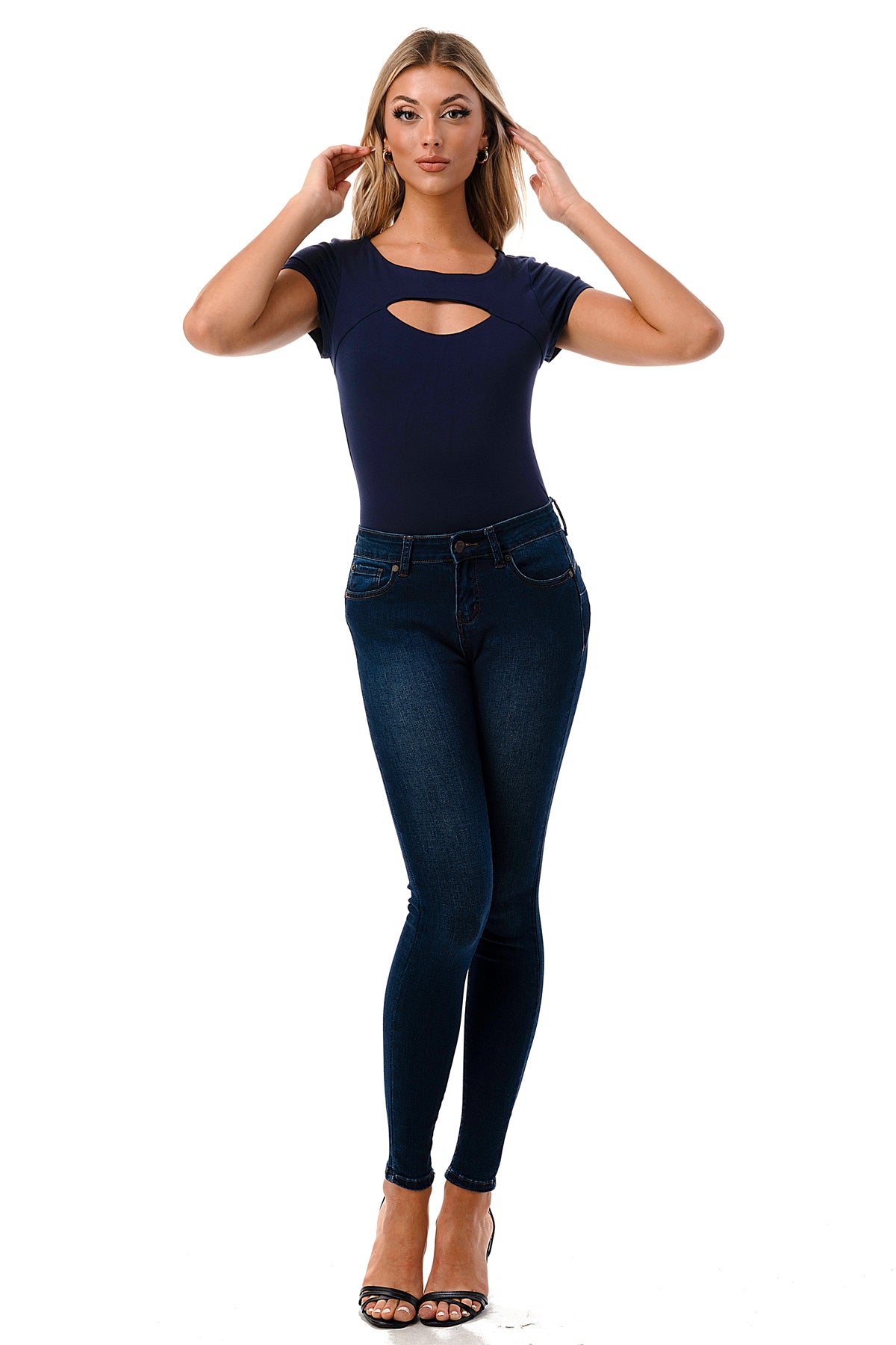 LORI TOP (NAVY)-VT2462
