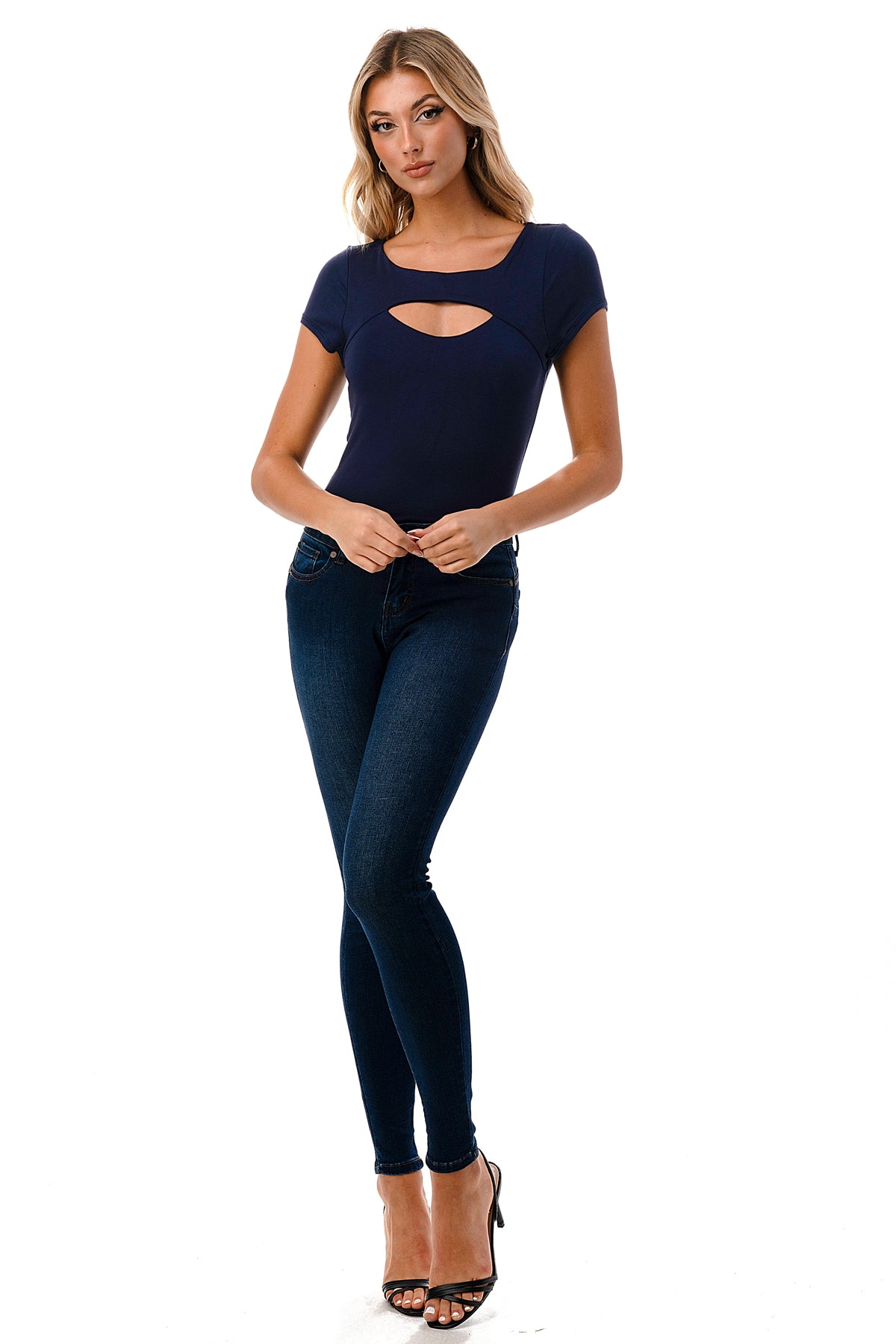 LORI TOP (NAVY)-VT2462