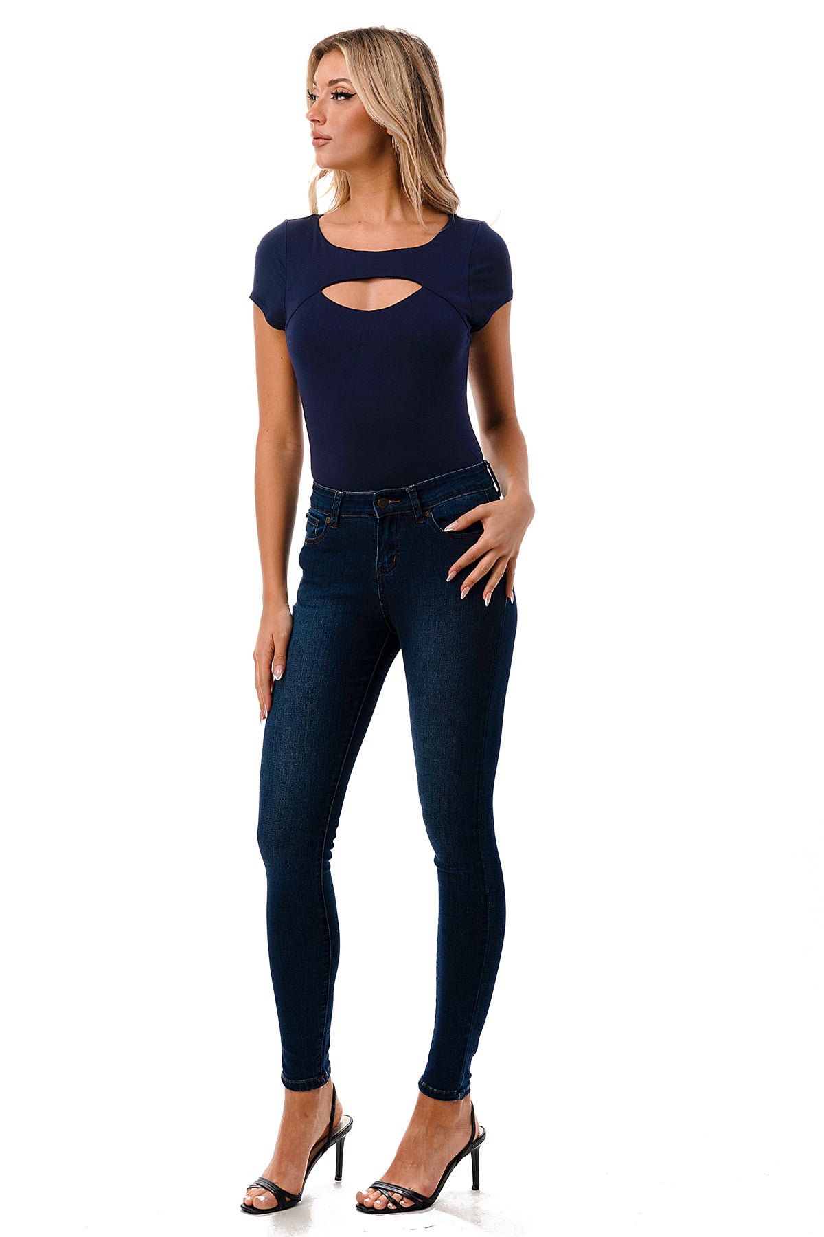 LORI TOP (NAVY)-VT2462