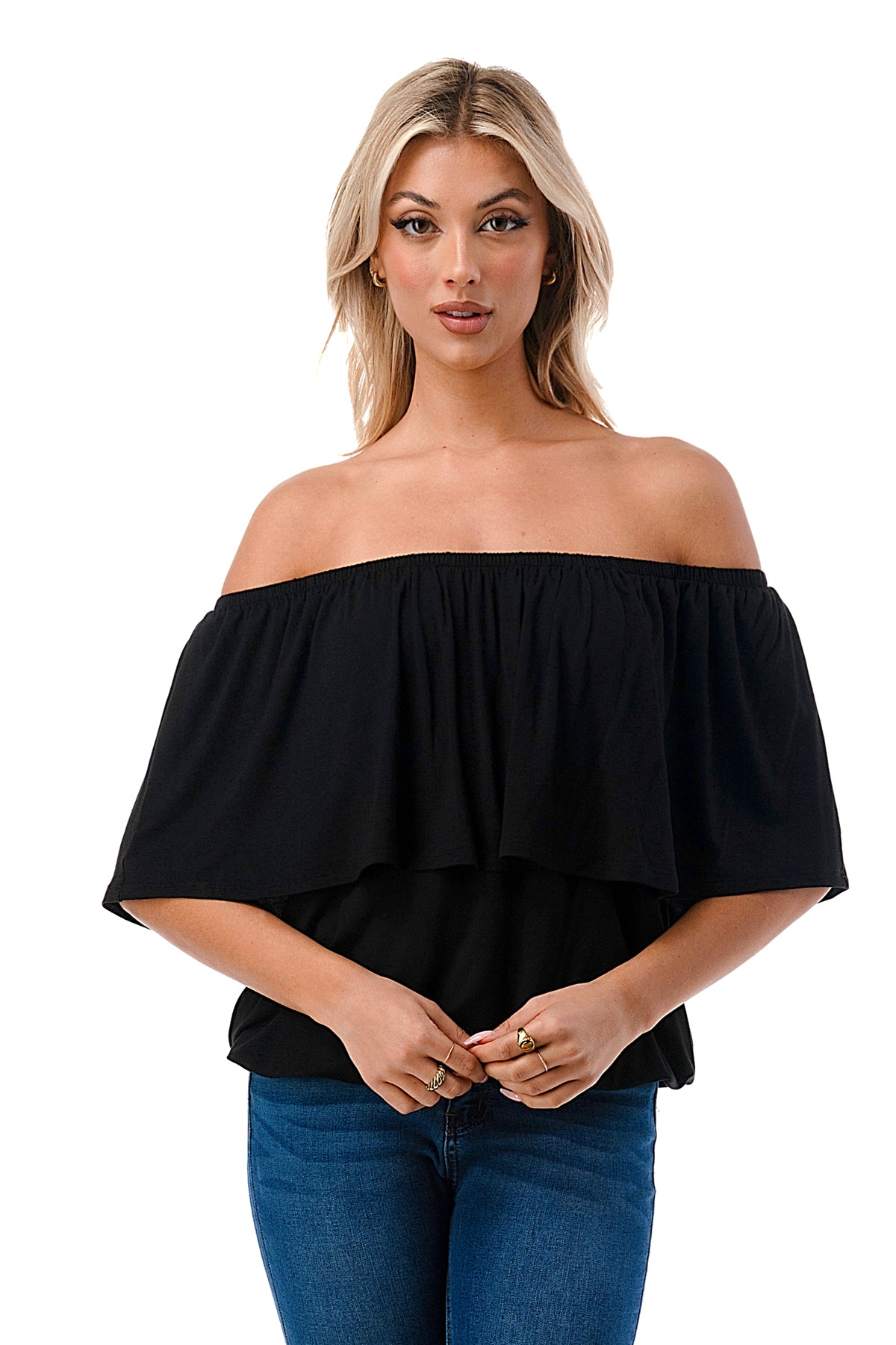 ALIVIA TUBE TOP (BLACK)- VT2499