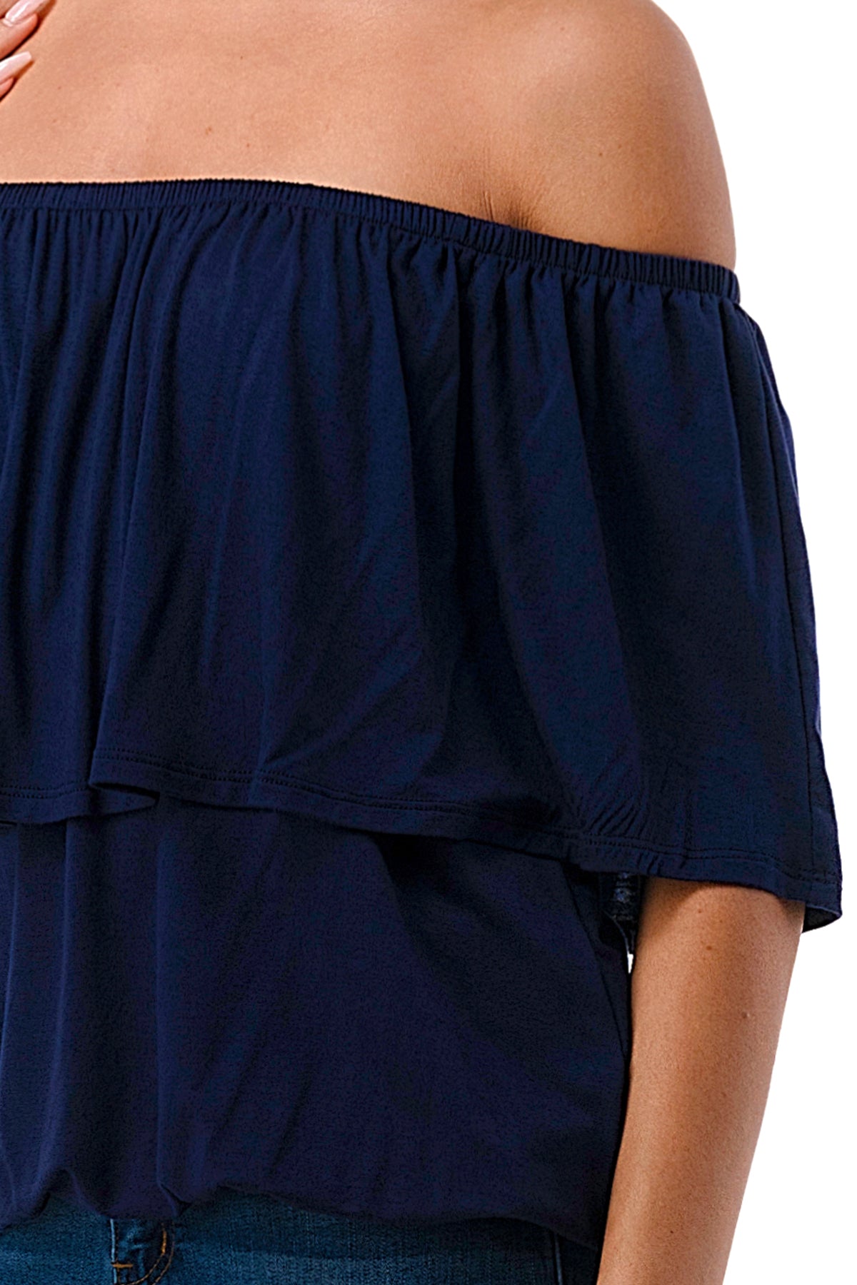ALIVIA TUBE TOP (NAVY)- VT2499