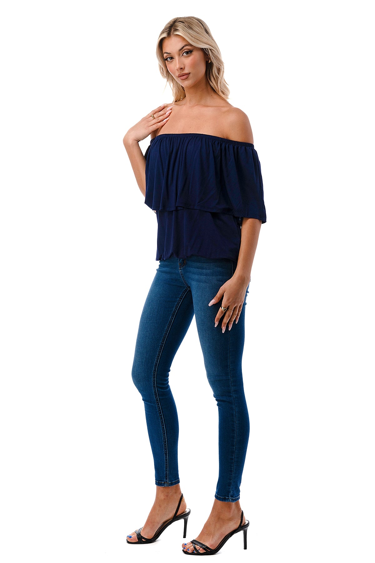 ALIVIA TUBE TOP (NAVY)- VT2499