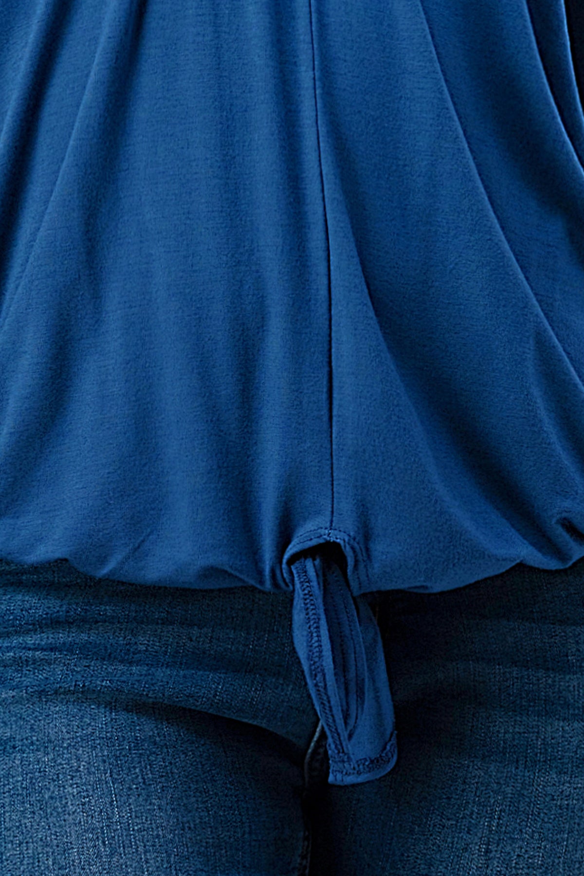 HARRIET OFF SHOULDER TOP (INDIGO)- VT2509