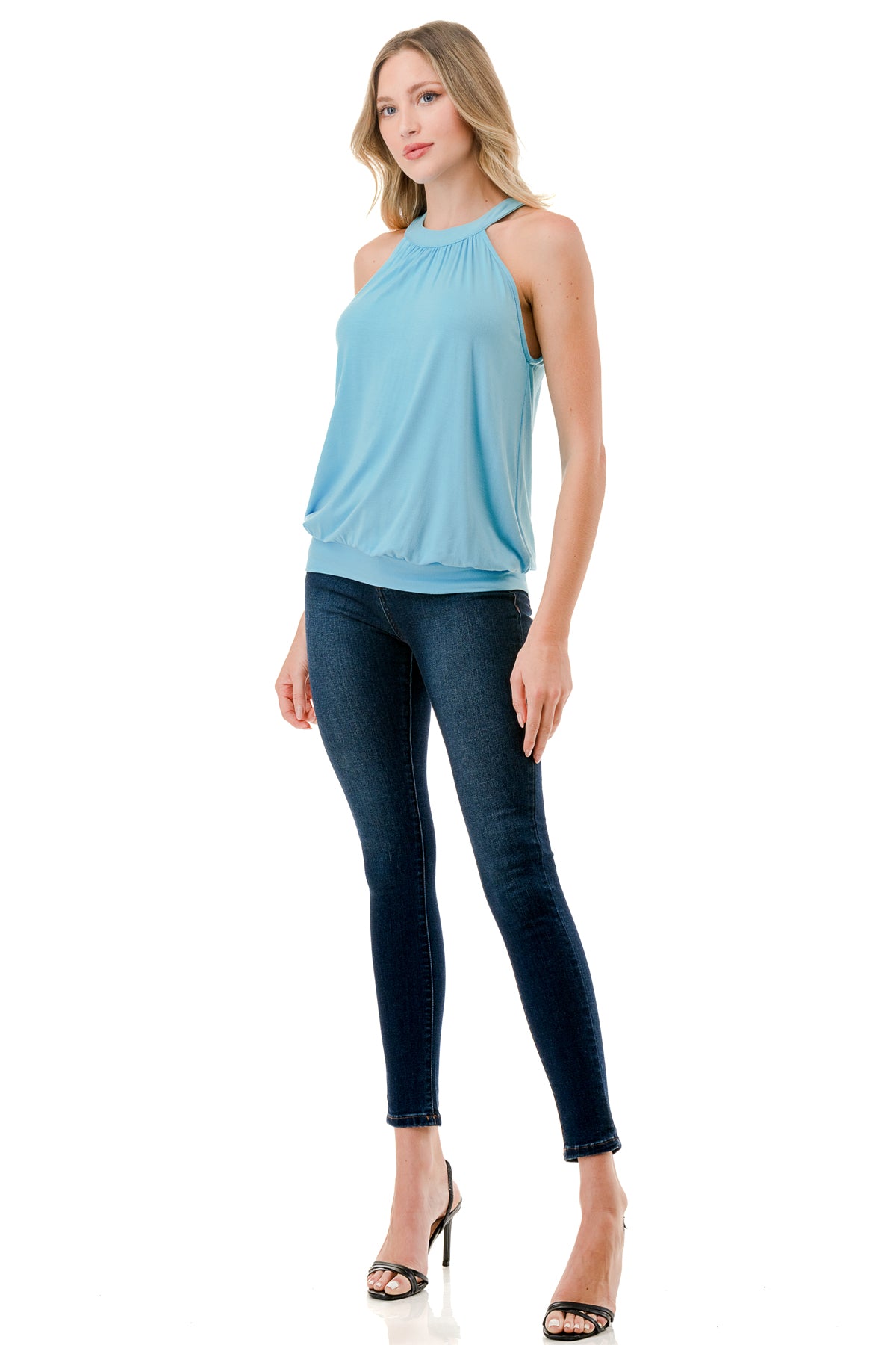 MILA HALTER TOP (ELECTRIC BLUE)- VT2903