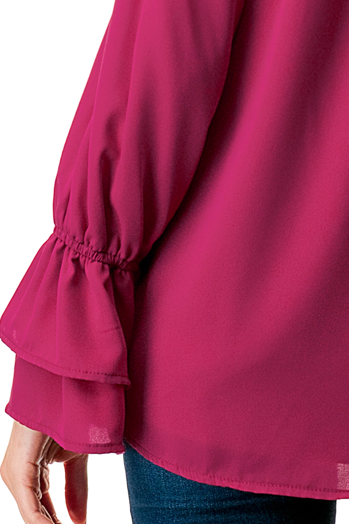 FRANCES OFF SHOULDER TOP (MAGENTA)- VT3160